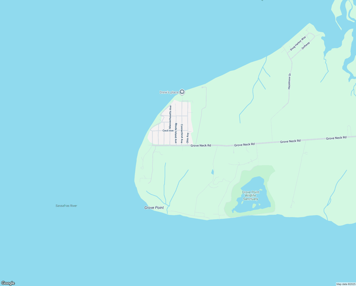 map of restaurants, bars, coffee shops, grocery stores, and more near 6 Rhode Island Avenue in Earleville