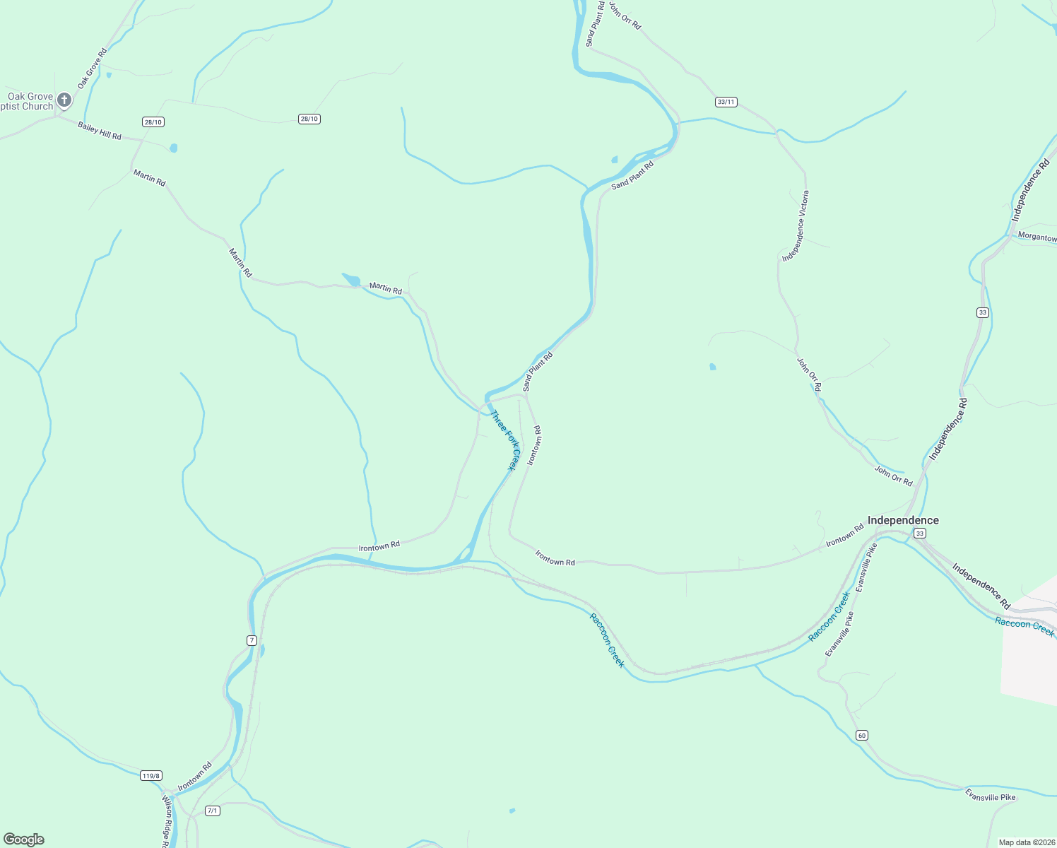 map of restaurants, bars, coffee shops, grocery stores, and more near Newburg Hardman in Independence
