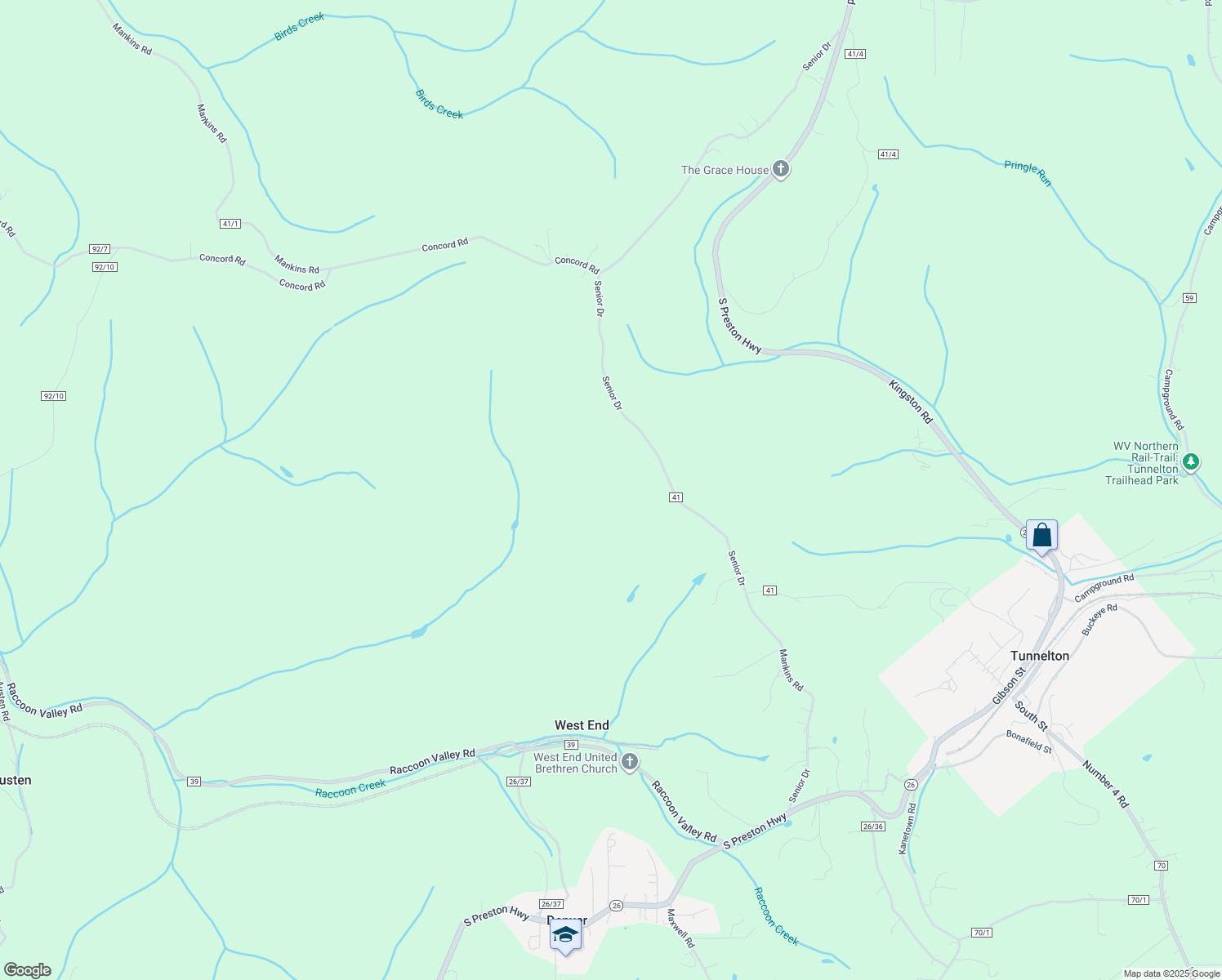 map of restaurants, bars, coffee shops, grocery stores, and more near in West End