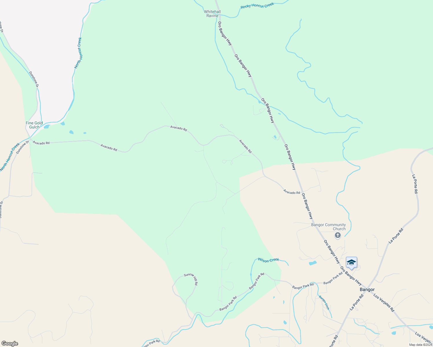 map of restaurants, bars, coffee shops, grocery stores, and more near 0 Orange Avenue in Oroville
