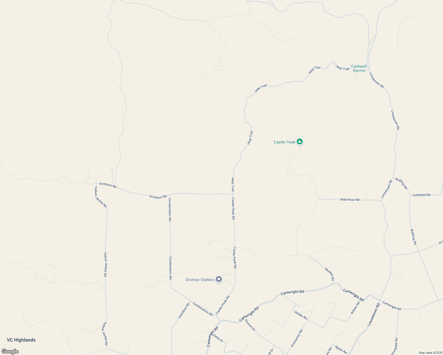 map of restaurants, bars, coffee shops, grocery stores, and more near 2120 Scorpion Road in Reno