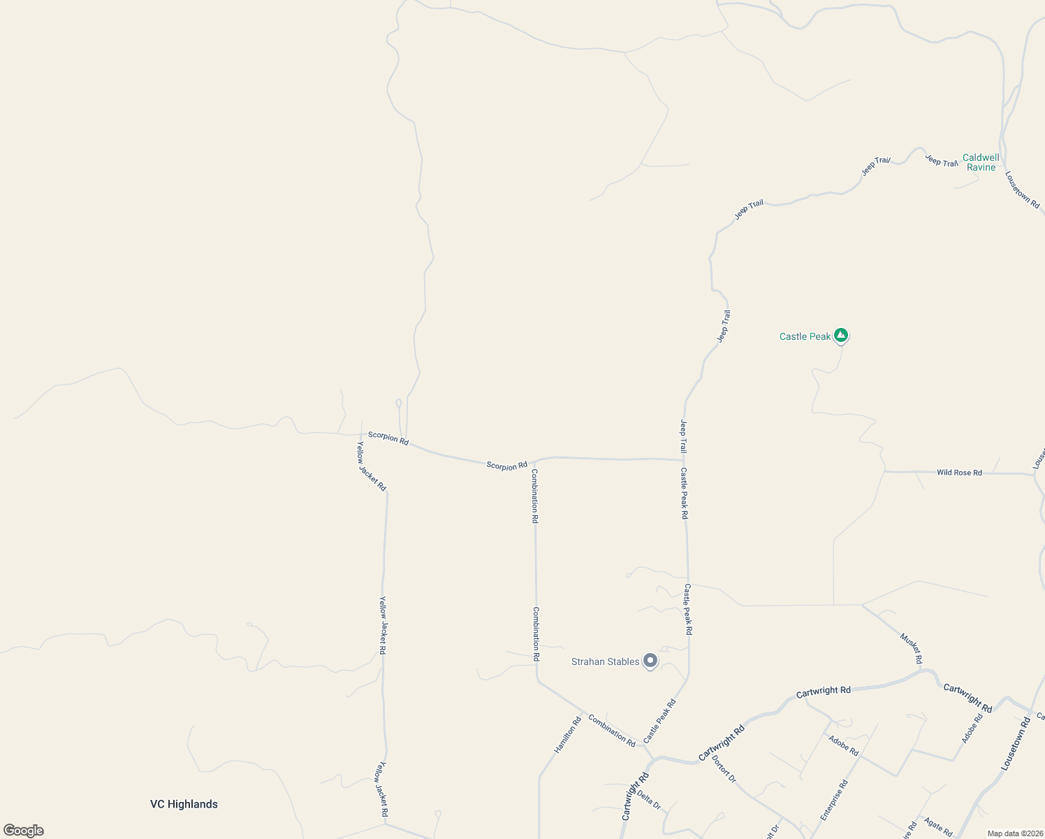 map of restaurants, bars, coffee shops, grocery stores, and more near 2050 Scorpion Road in Reno