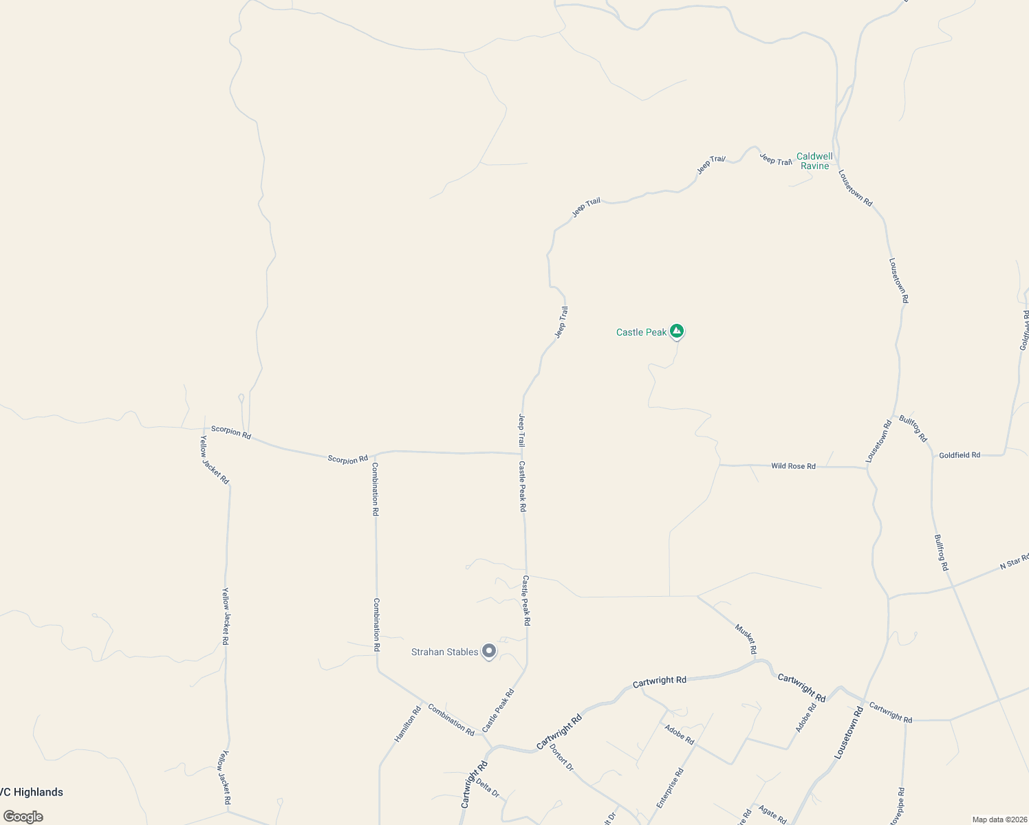 map of restaurants, bars, coffee shops, grocery stores, and more near 2130 Castle Peak Road in Reno