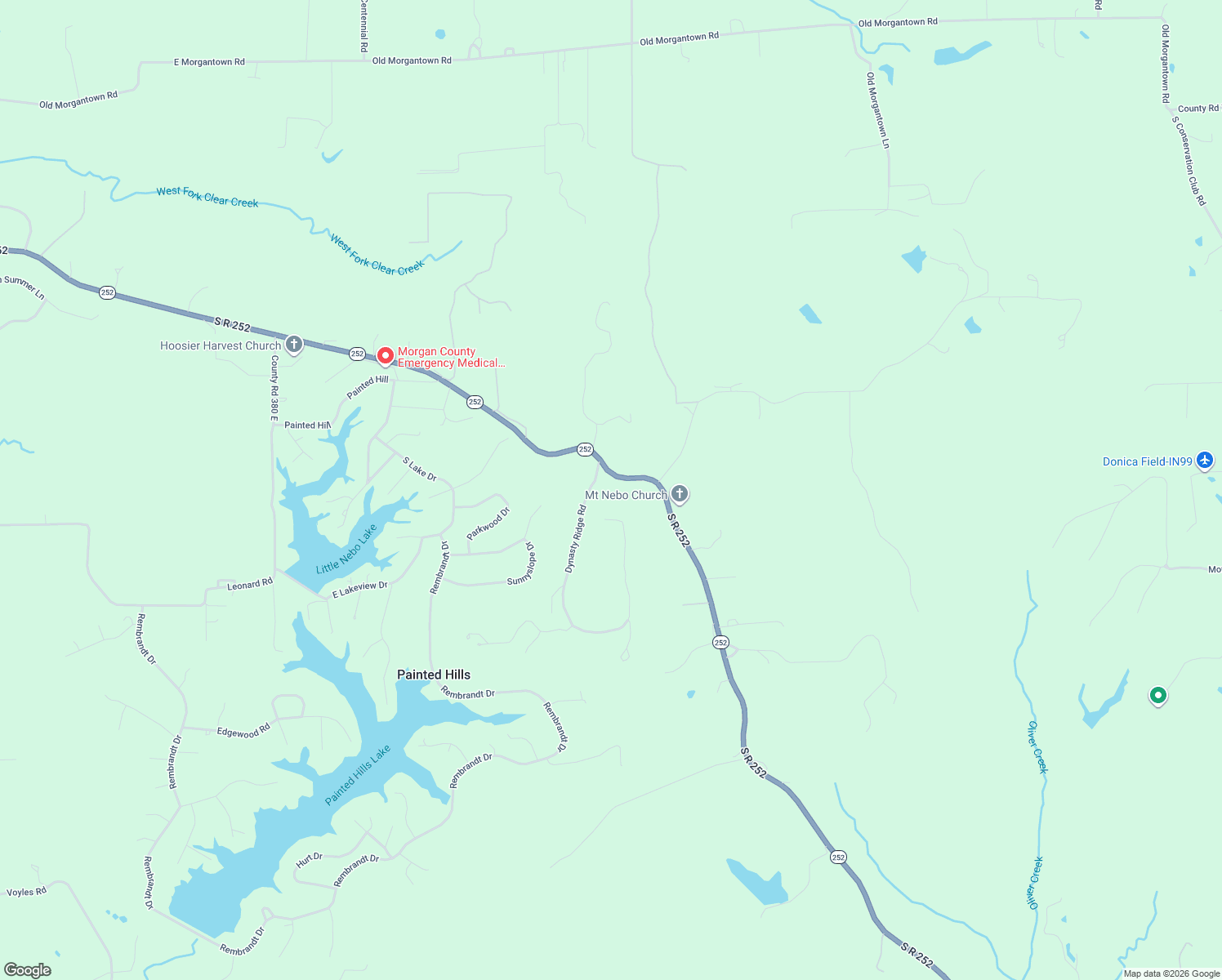map of restaurants, bars, coffee shops, grocery stores, and more near 1867 Dynasty Ridge Road in Martinsville