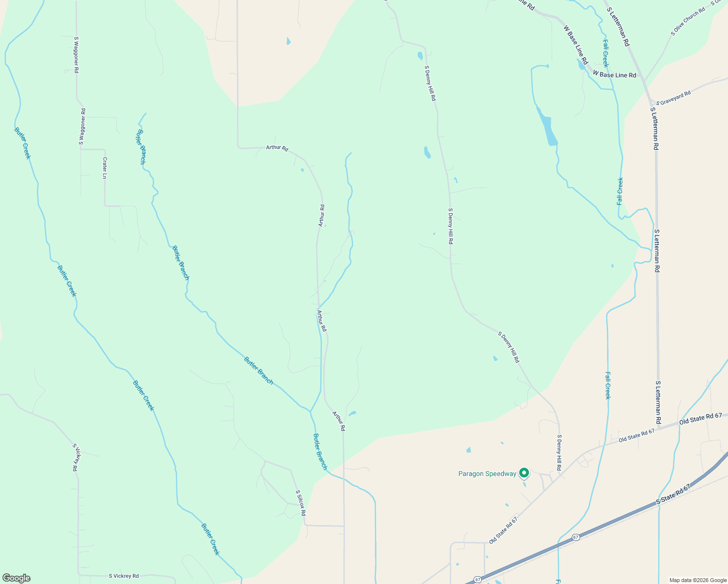 map of restaurants, bars, coffee shops, grocery stores, and more near 1789 Arthur Road in Paragon