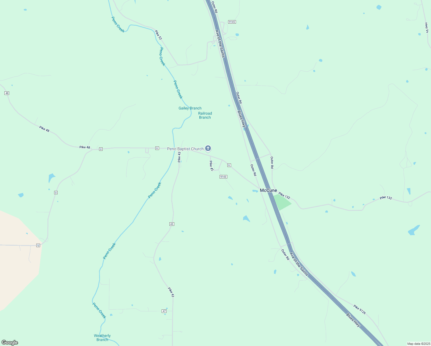 map of restaurants, bars, coffee shops, grocery stores, and more near 12192 Pike 42 in Bowling Green