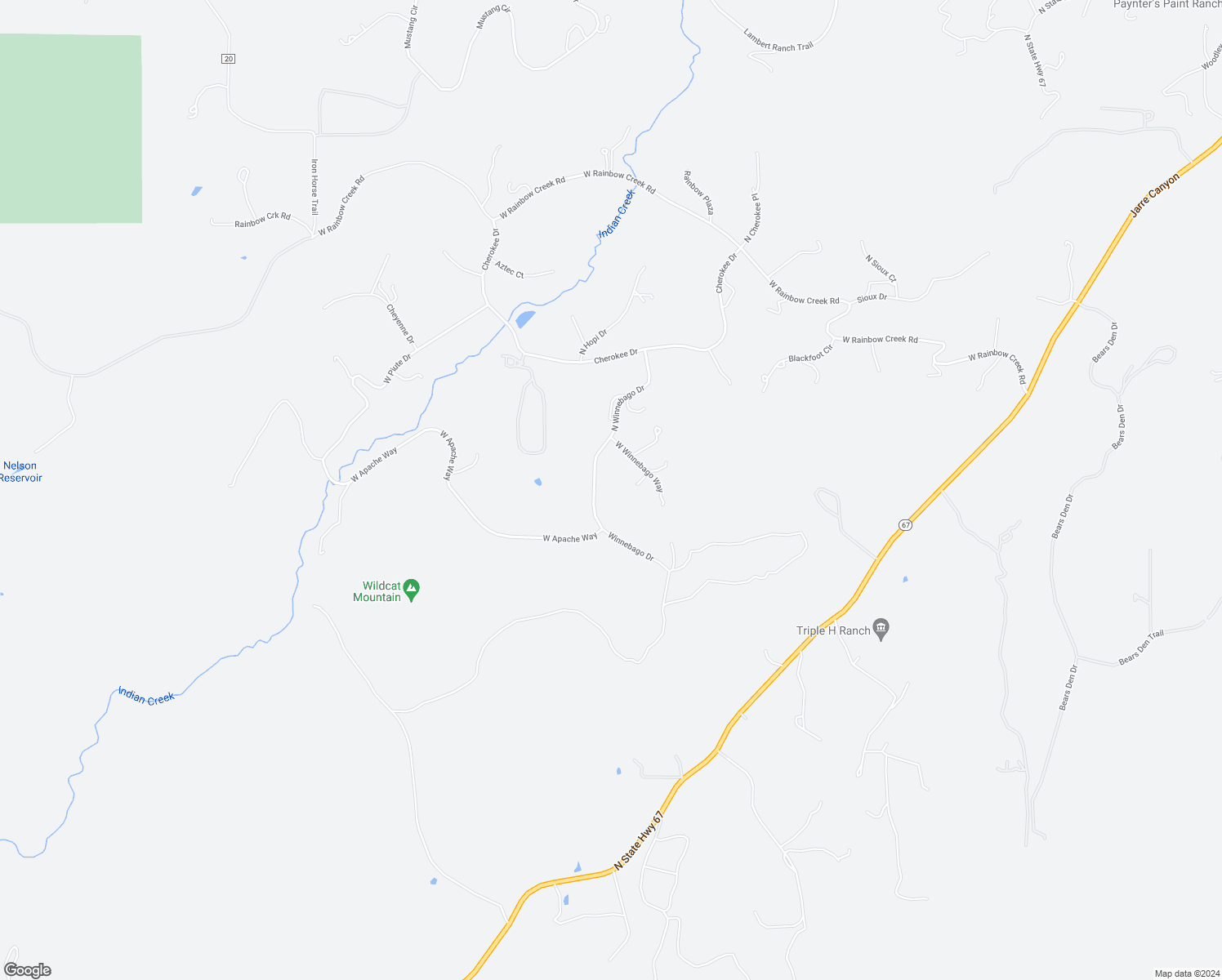 map of restaurants, bars, coffee shops, grocery stores, and more near 3334 North Winnebago Drive in Sedalia