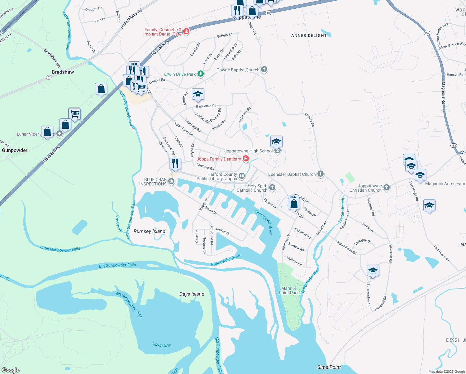 626 Towne Center Drive, Joppa MD Walk Score