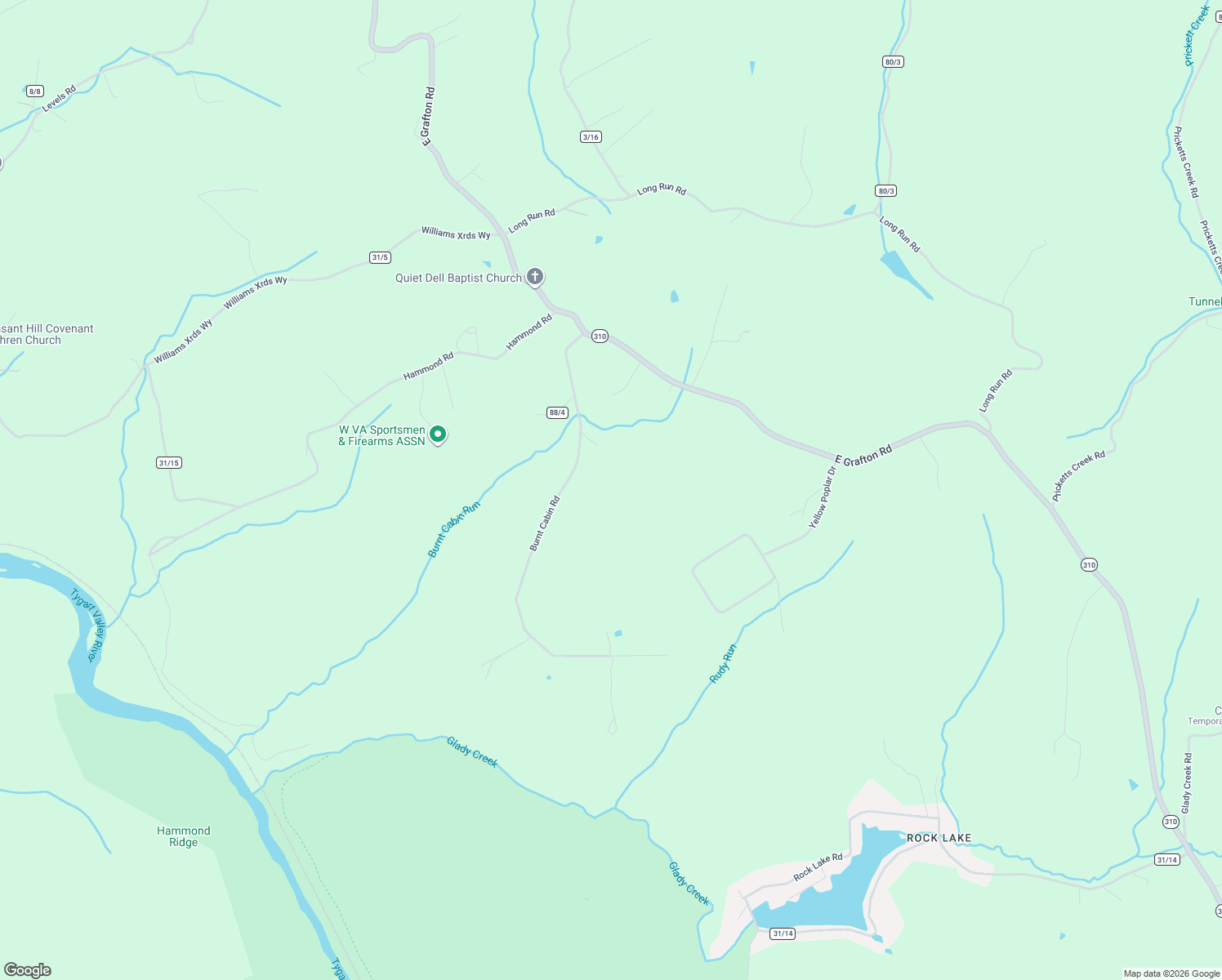 map of restaurants, bars, coffee shops, grocery stores, and more near 113 Burnt Cabin Road in Fairmont