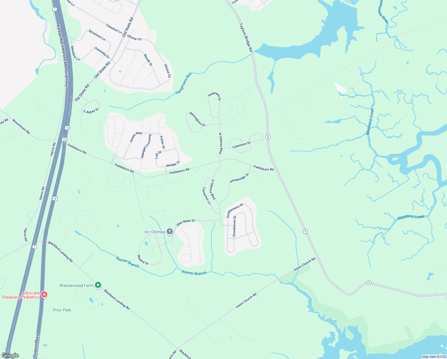 map of restaurants, bars, coffee shops, grocery stores, and more near 187 Avonbridge Drive in Townsend