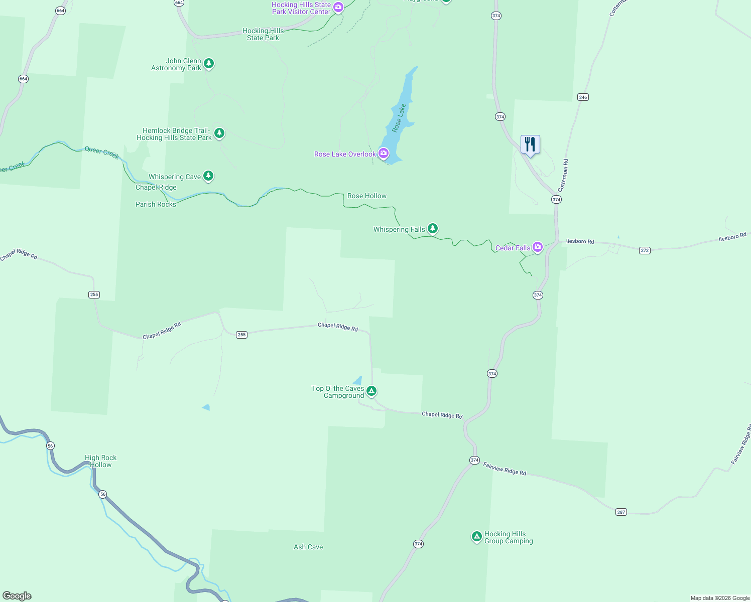 map of restaurants, bars, coffee shops, grocery stores, and more near 26975 Chapel Ridge Road in South Bloomingville