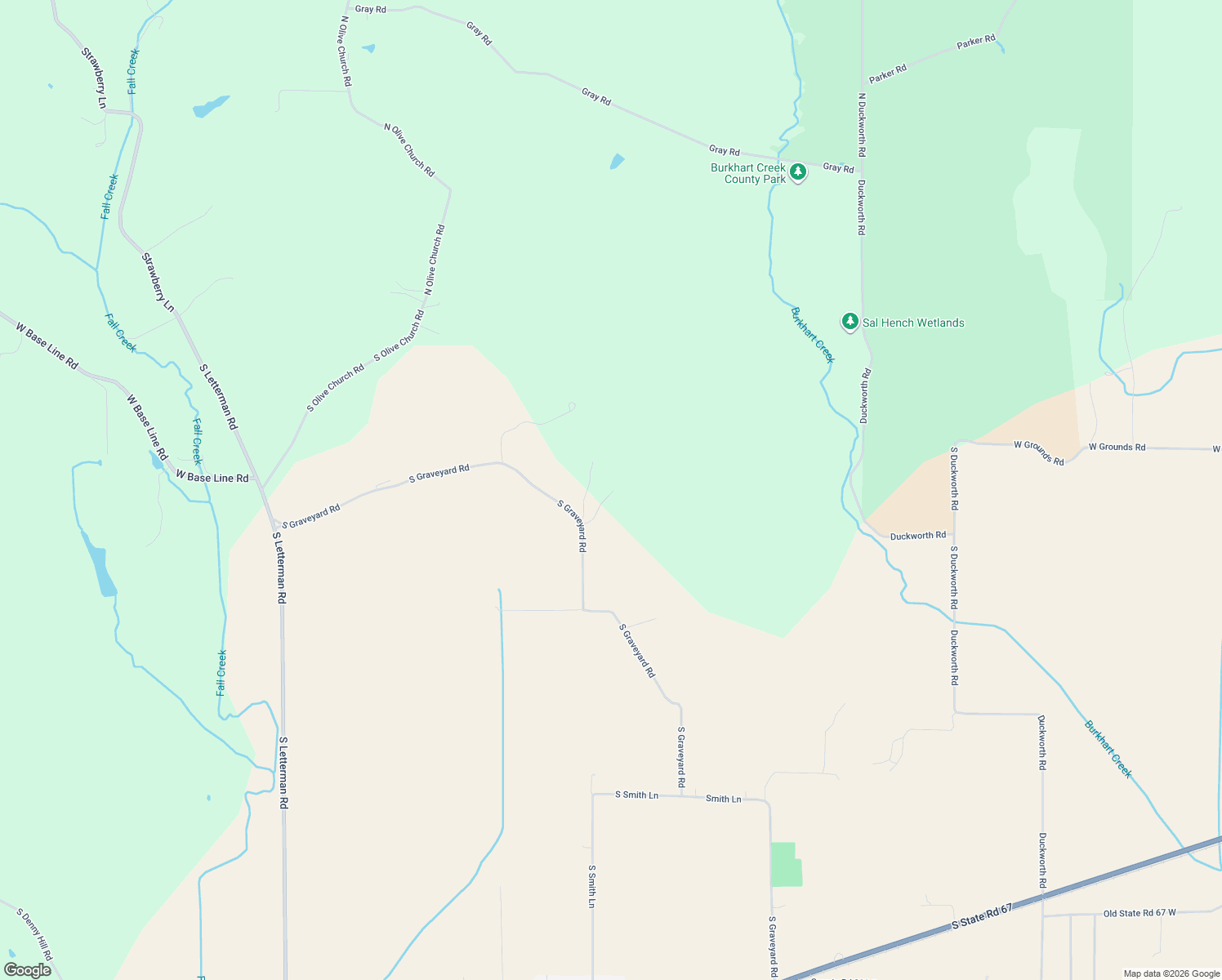 map of restaurants, bars, coffee shops, grocery stores, and more near 949 South Graveyard Road in Paragon
