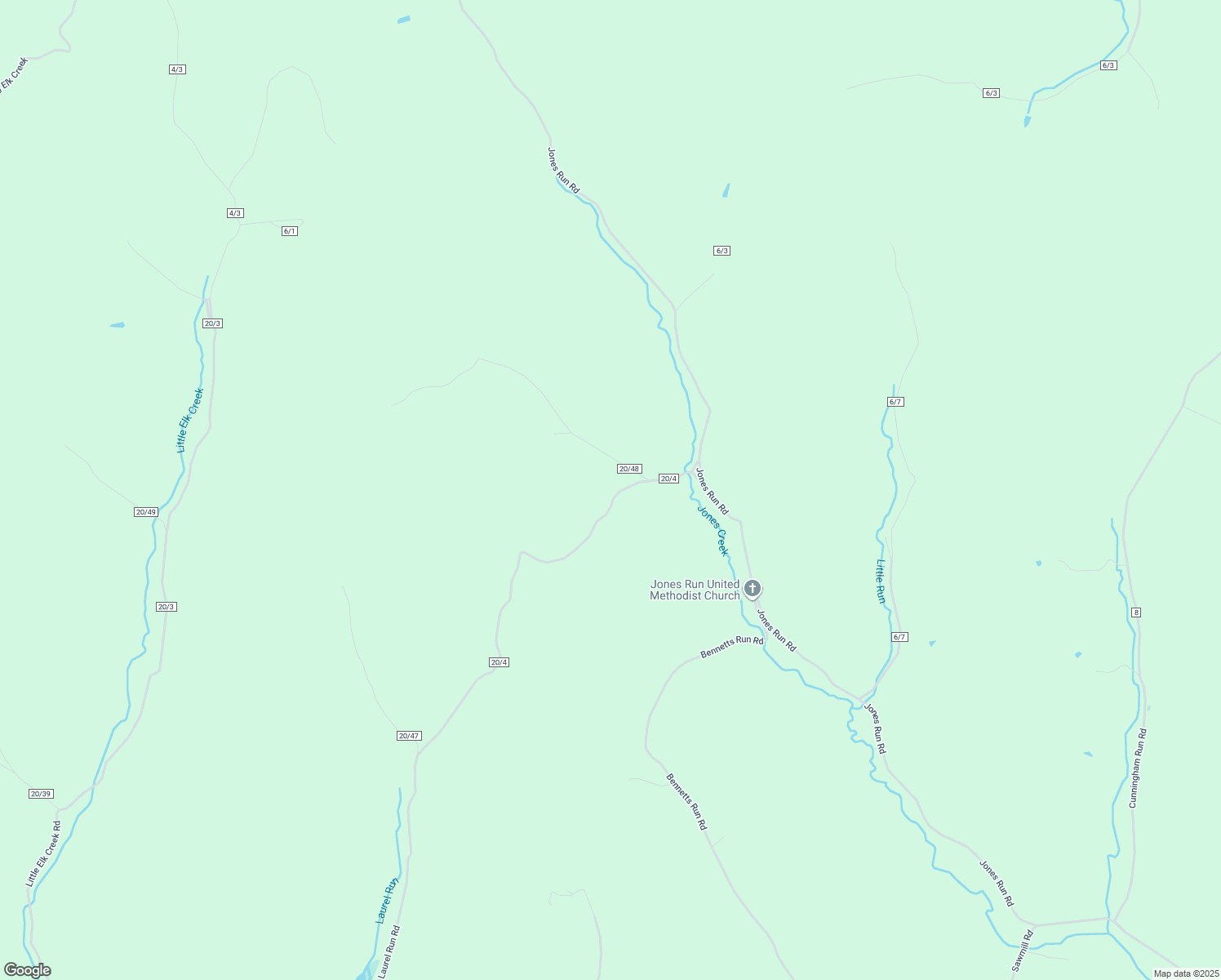 map of restaurants, bars, coffee shops, grocery stores, and more near 2547 Laurel Run Road in Lumberport