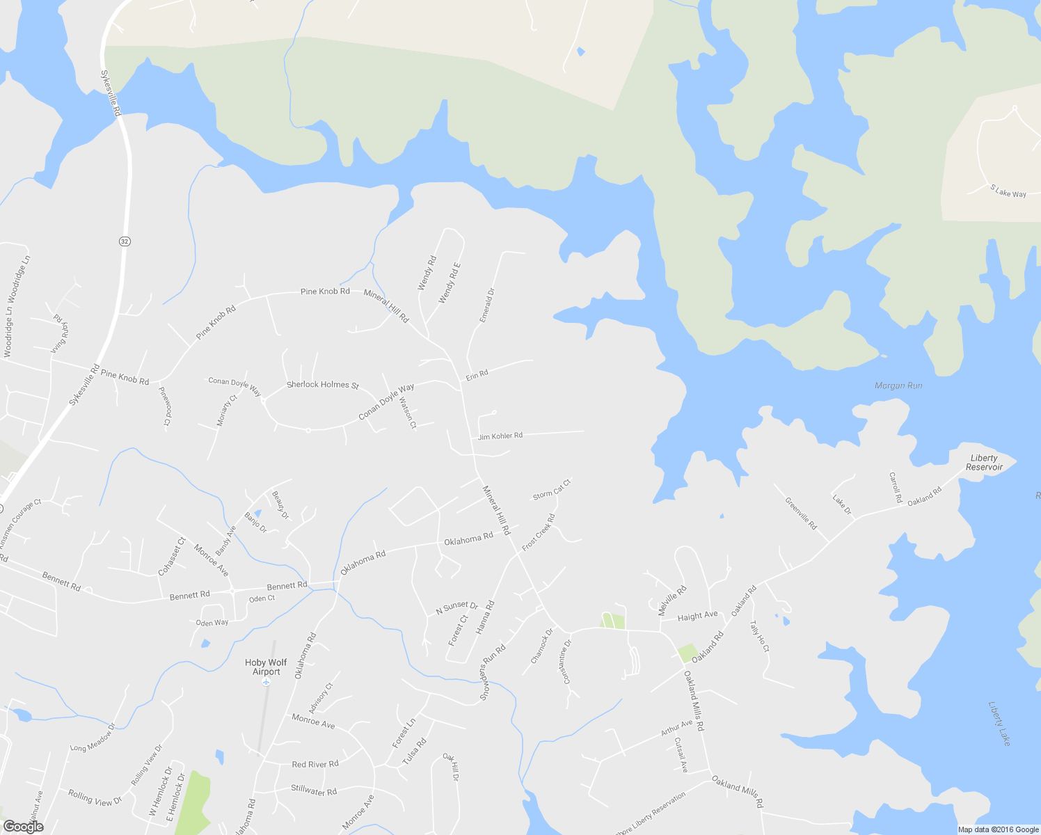 map of restaurants, bars, coffee shops, grocery stores, and more near 2338 Jim Kohler Road in Eldersburg