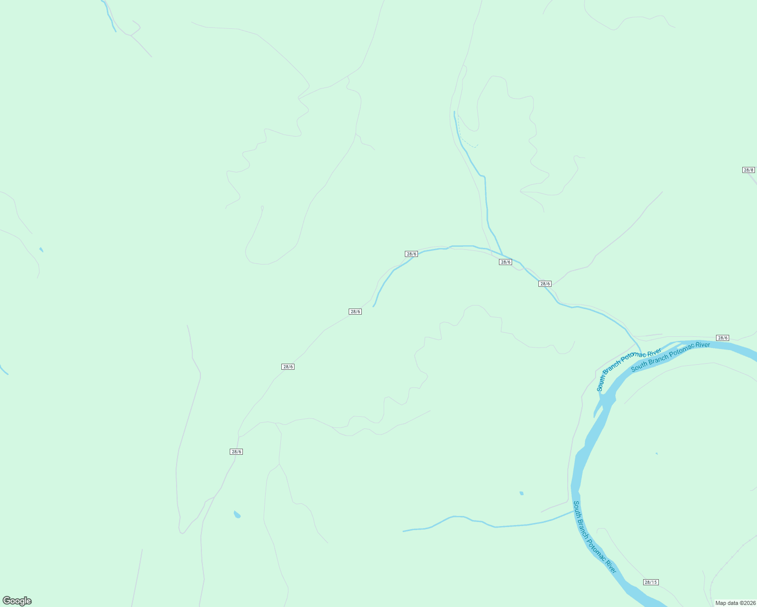 map of restaurants, bars, coffee shops, grocery stores, and more near 3837 Graces Cabin Road in Romney