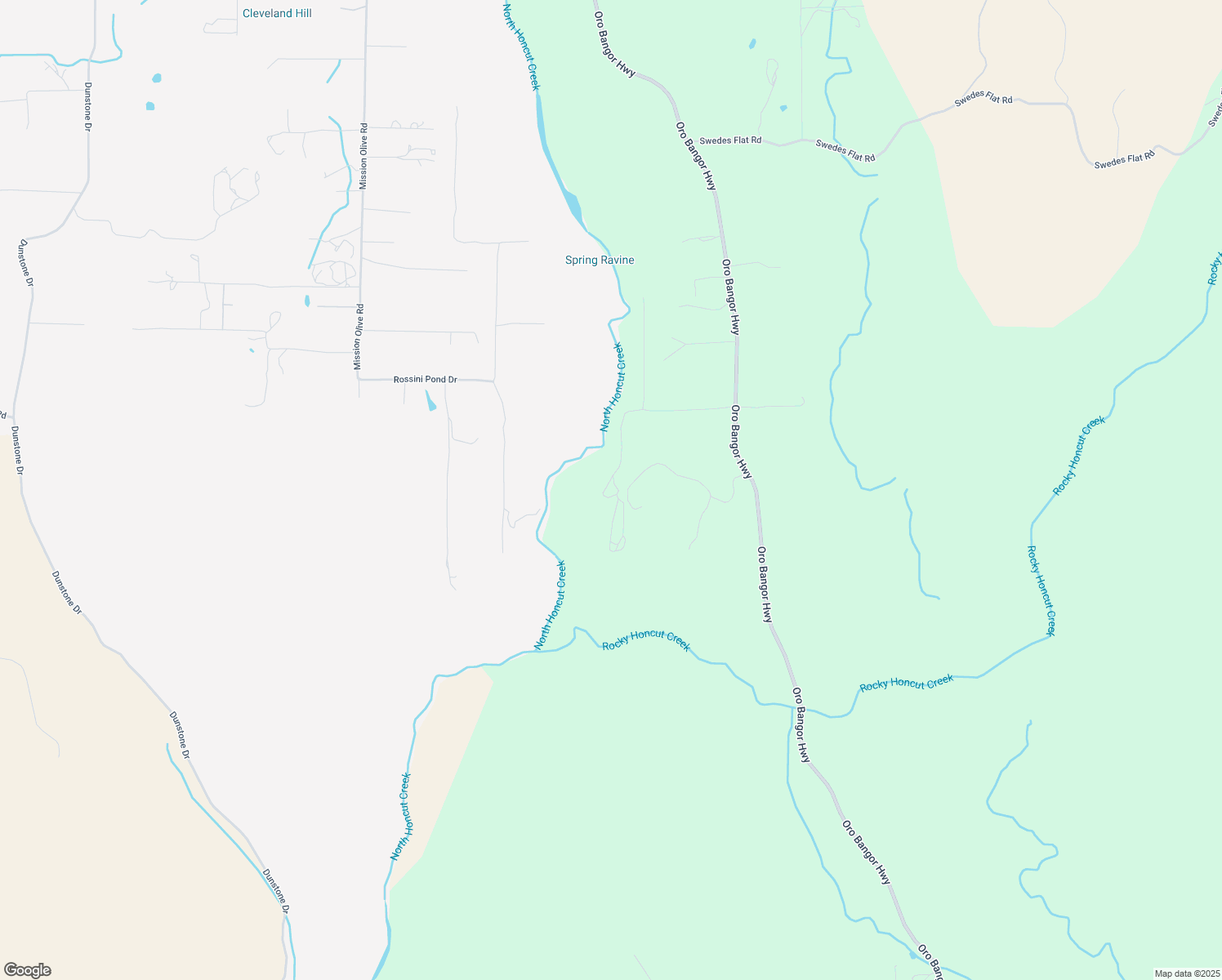 map of restaurants, bars, coffee shops, grocery stores, and more near 6270 Oro Bangor Highway in Oroville
