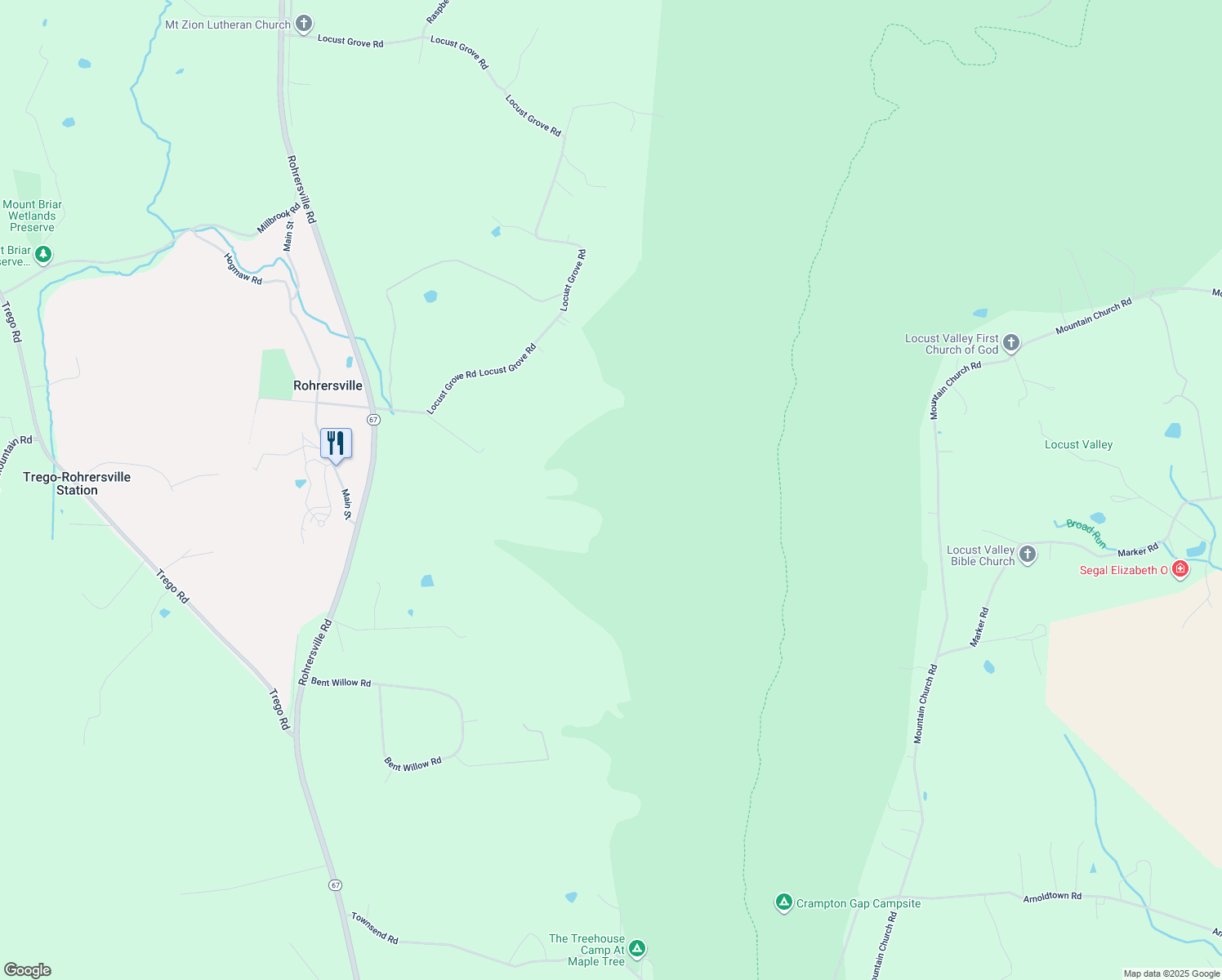 map of restaurants, bars, coffee shops, grocery stores, and more near in Gapland