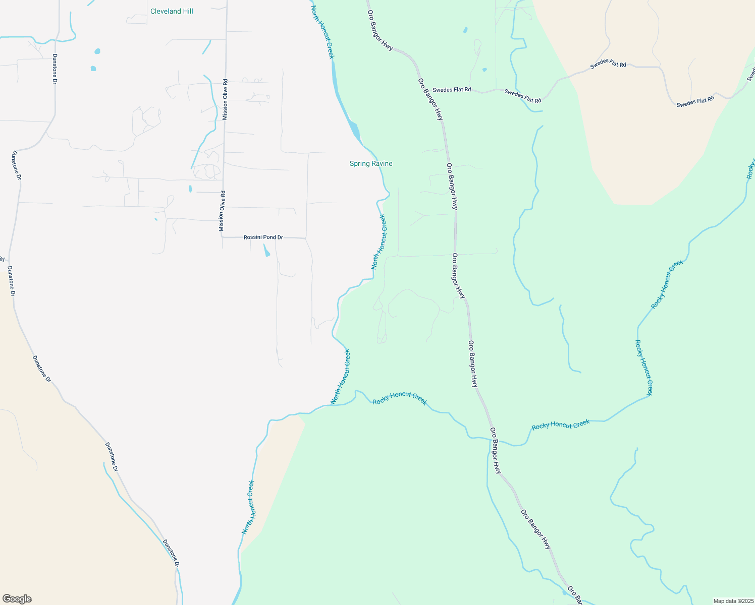 map of restaurants, bars, coffee shops, grocery stores, and more near 6270 Oro Bangor Highway in Oroville