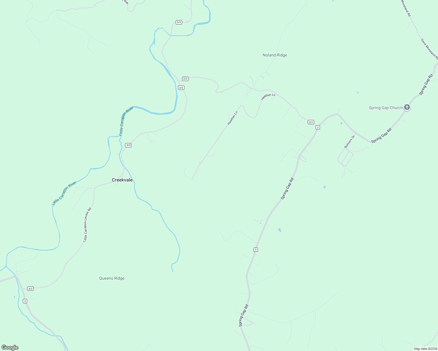 map of restaurants, bars, coffee shops, grocery stores, and more near Unnamed Road in Slanesville