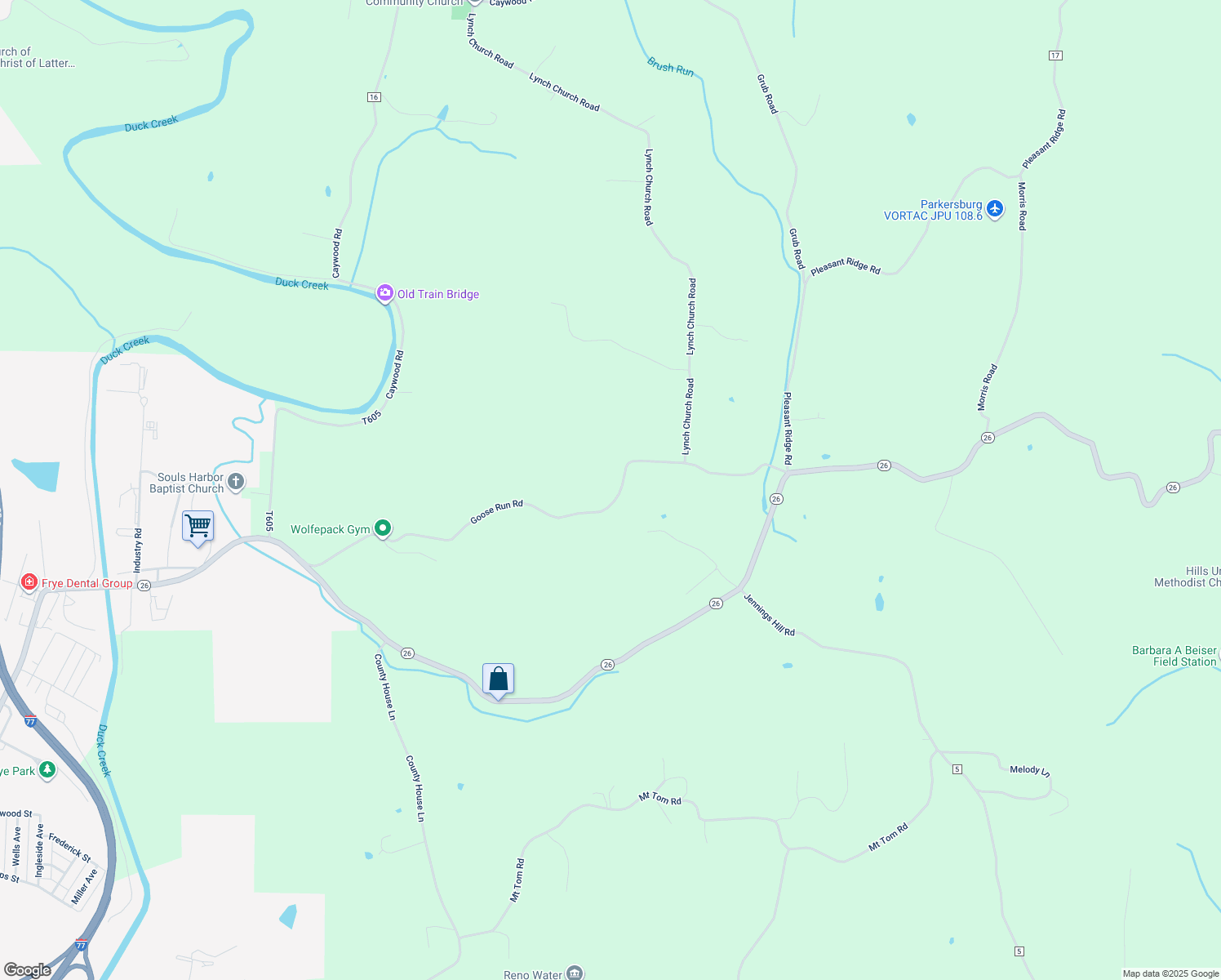 map of restaurants, bars, coffee shops, grocery stores, and more near 1055 Goose Run Road in Marietta
