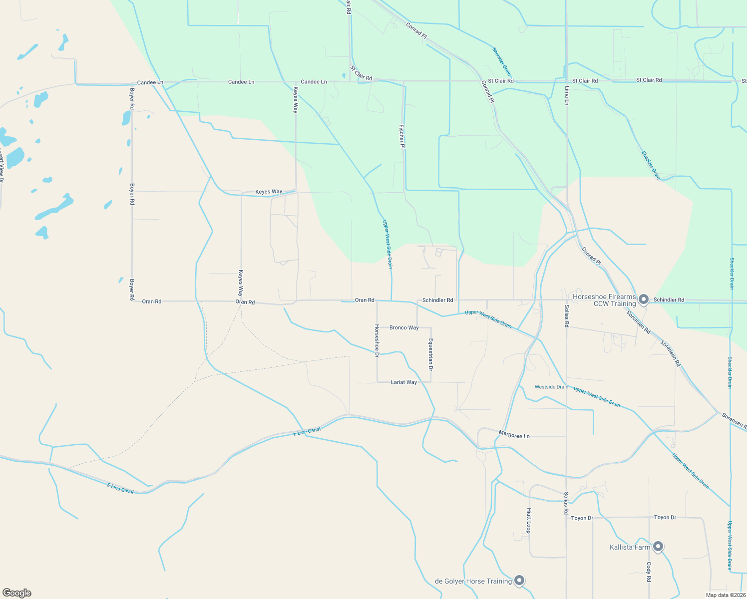 map of restaurants, bars, coffee shops, grocery stores, and more near 4928 Oran Road in Fallon