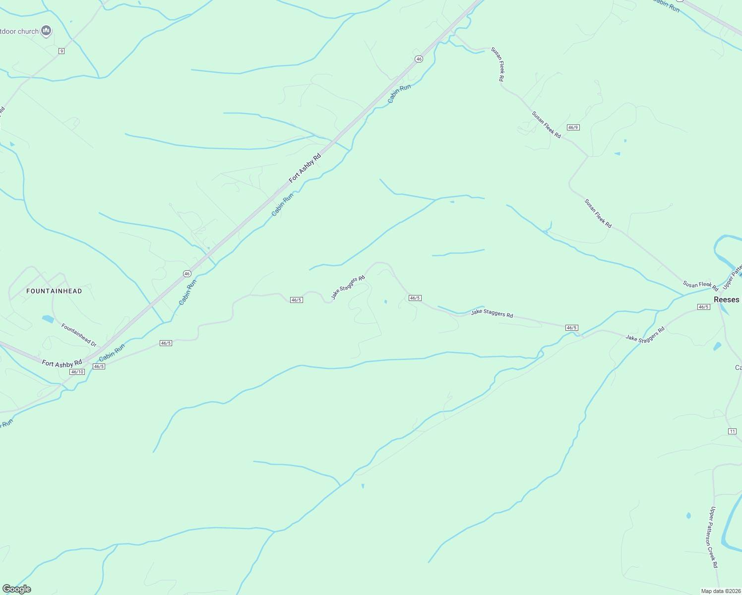 map of restaurants, bars, coffee shops, grocery stores, and more near 107 Black Horse Road in Keyser