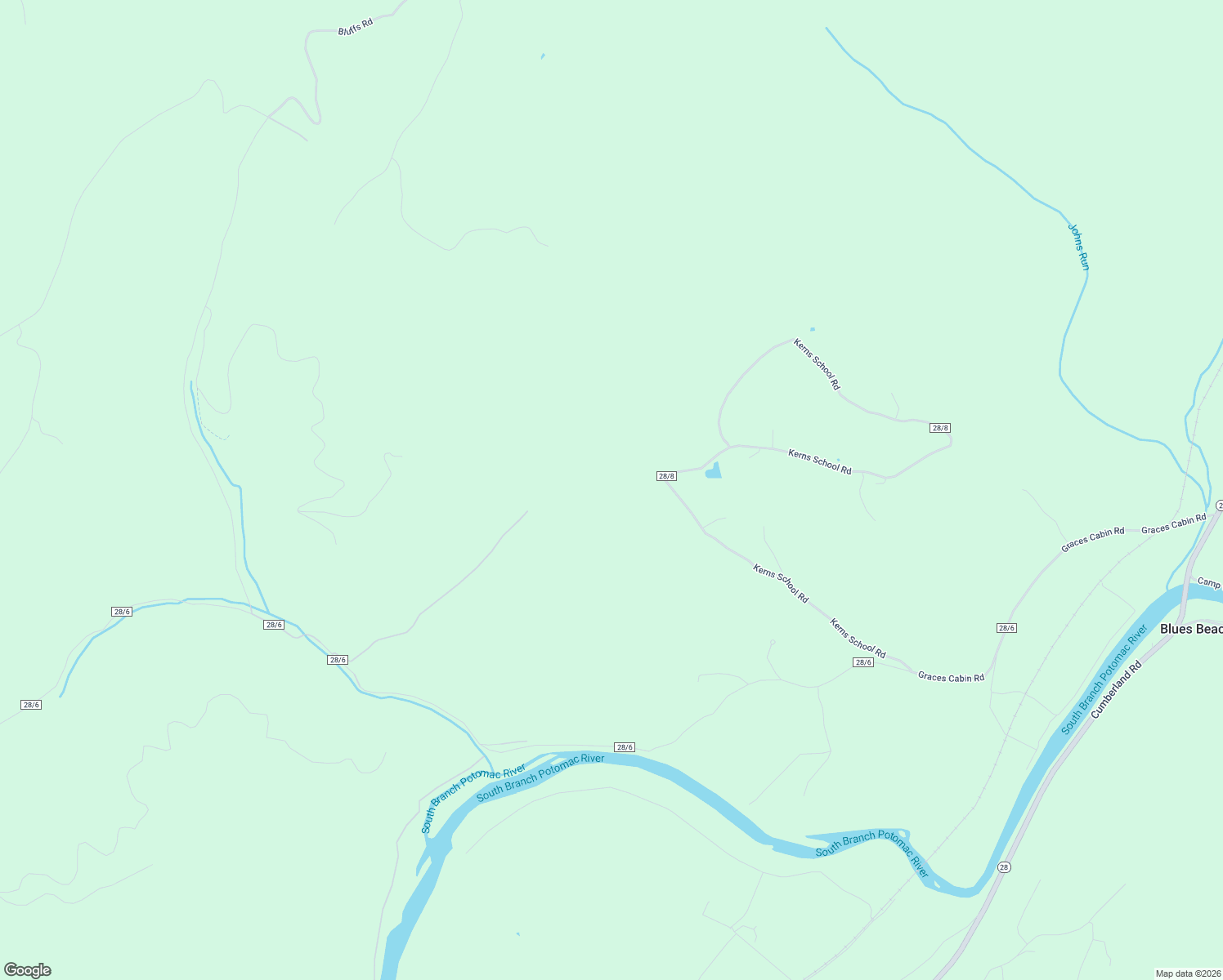 map of restaurants, bars, coffee shops, grocery stores, and more near 1251 Kerns School Road in Springfield