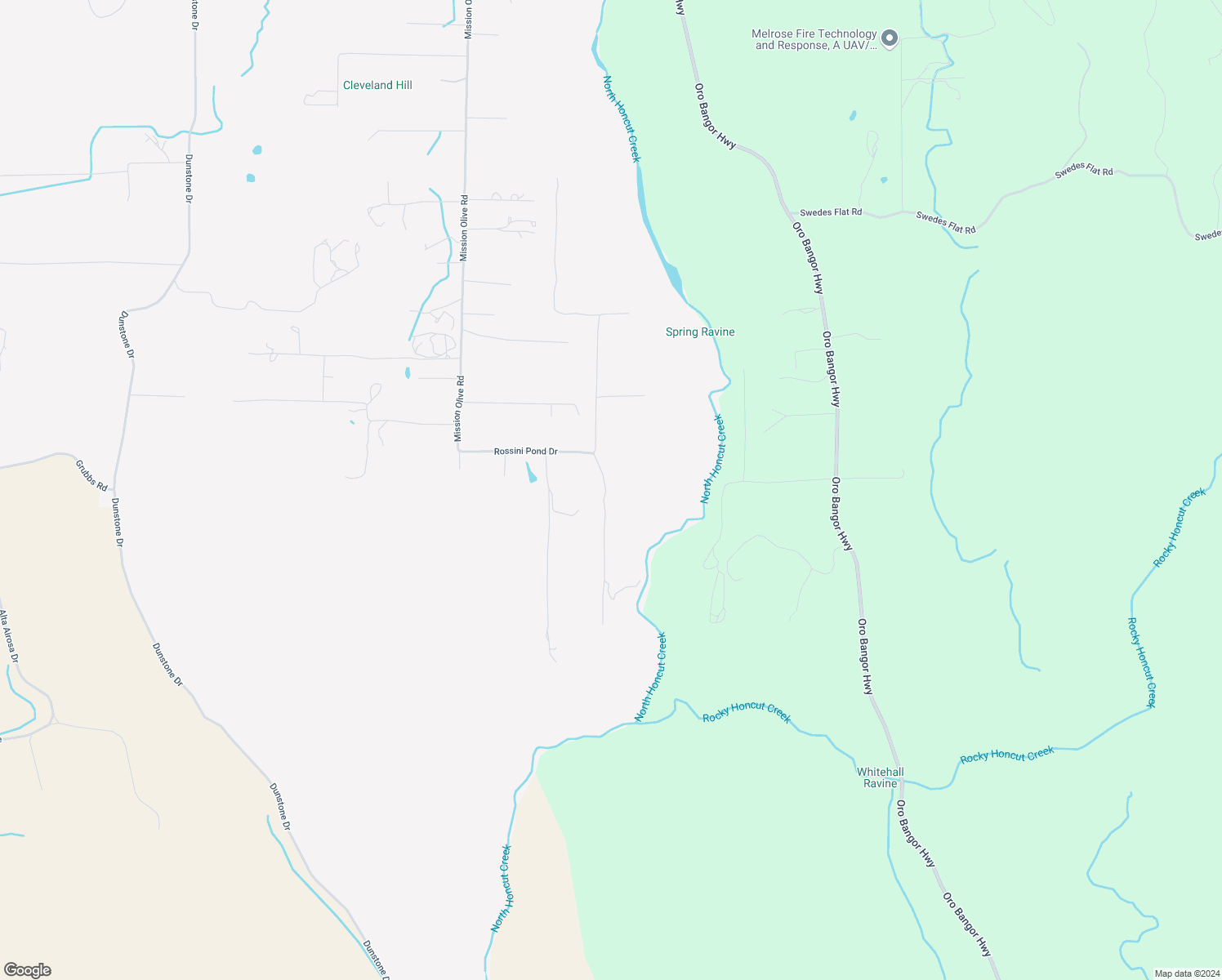 map of restaurants, bars, coffee shops, grocery stores, and more near 169 Shady Oak Drive in Oroville