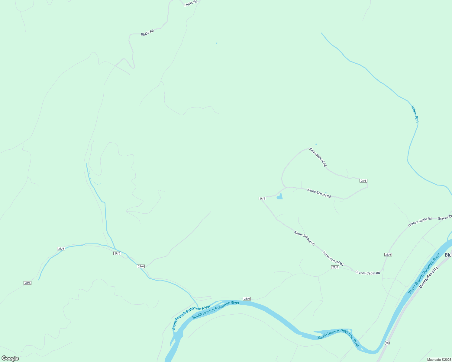 map of restaurants, bars, coffee shops, grocery stores, and more near 1251 Kerns School Road in Springfield