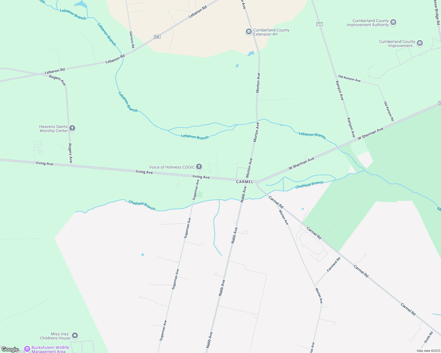 map of restaurants, bars, coffee shops, grocery stores, and more near 560 Irving Avenue in Millville