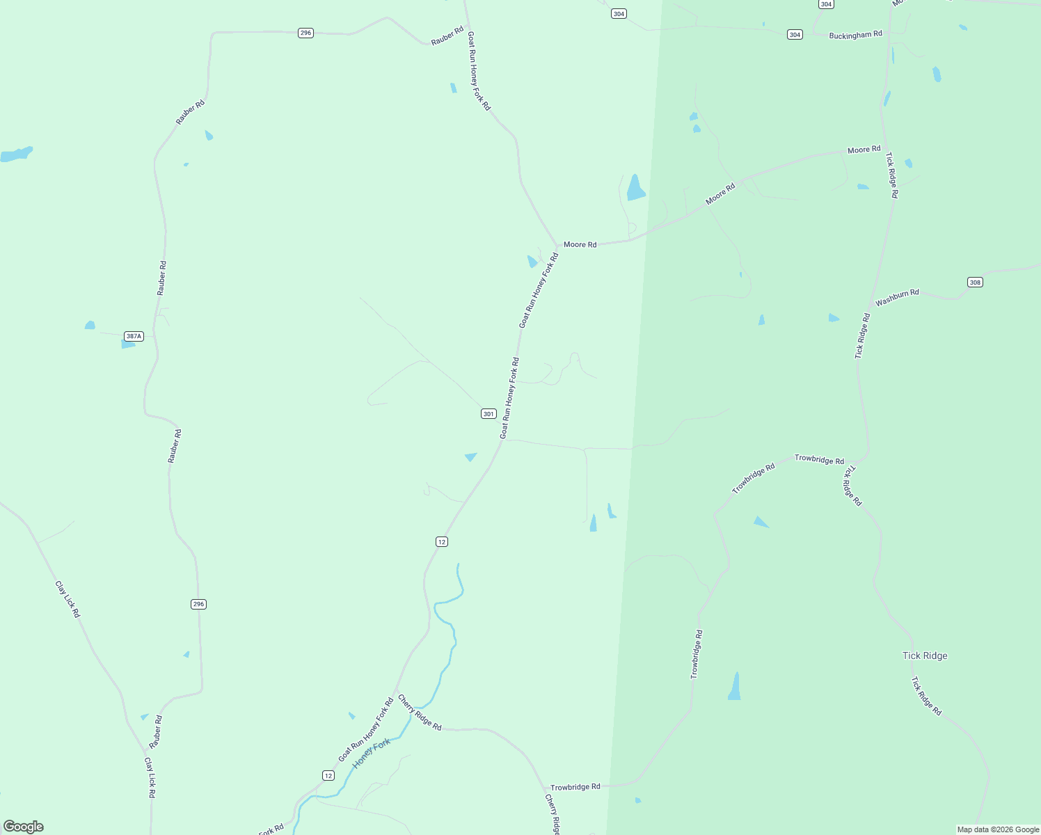 map of restaurants, bars, coffee shops, grocery stores, and more near 19920 Goat Run Honey Fork Road in Logan