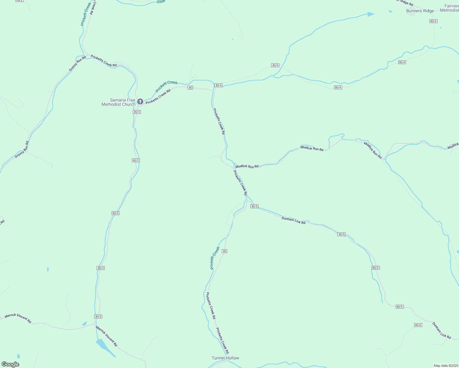 map of restaurants, bars, coffee shops, grocery stores, and more near 585 RR 4 in Fairmont