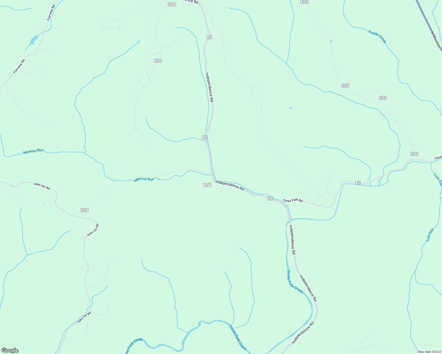 map of restaurants, bars, coffee shops, grocery stores, and more near 4944 Independence Road in Independence