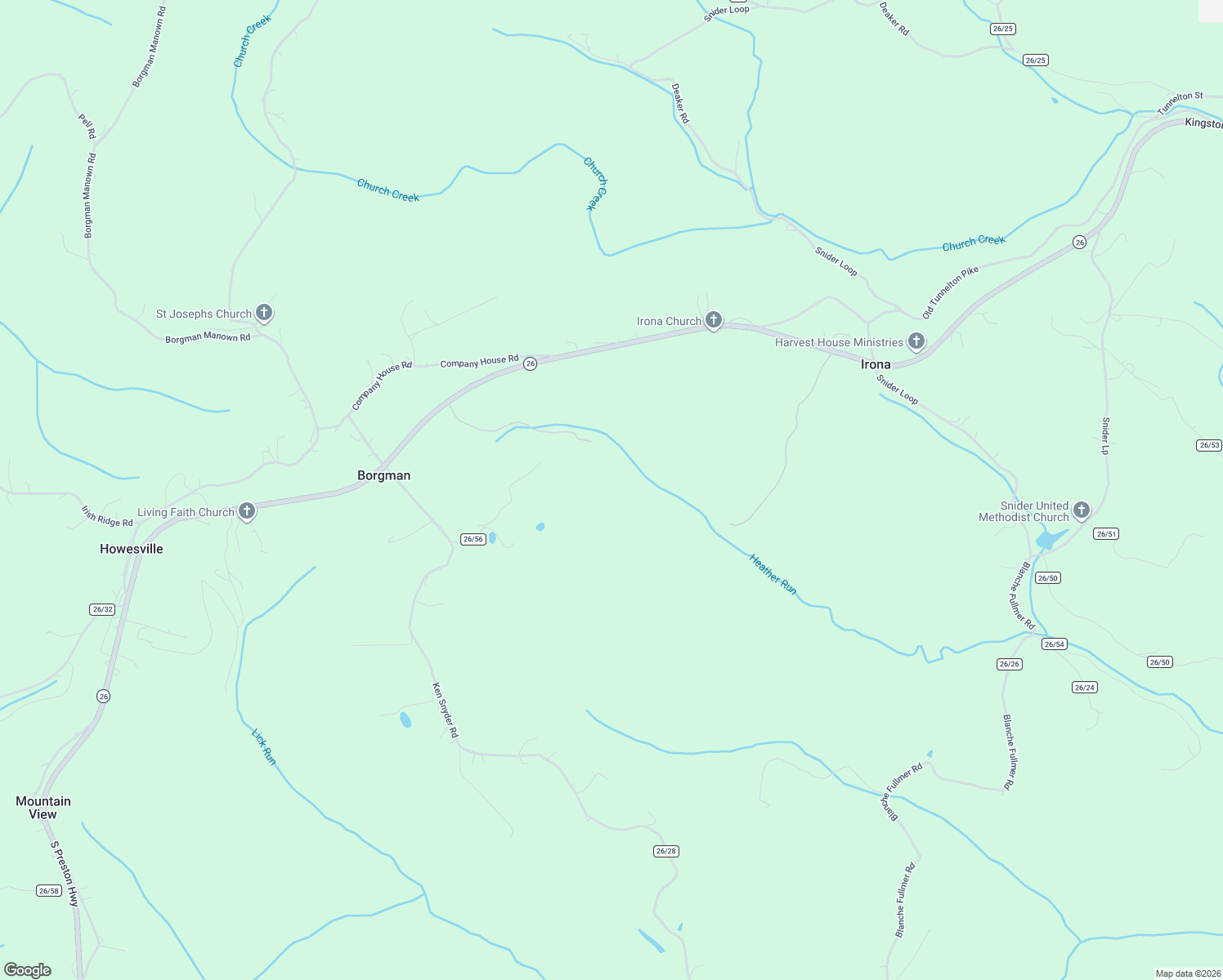 map of restaurants, bars, coffee shops, grocery stores, and more near 311 Bernatowicz in Tunnelton