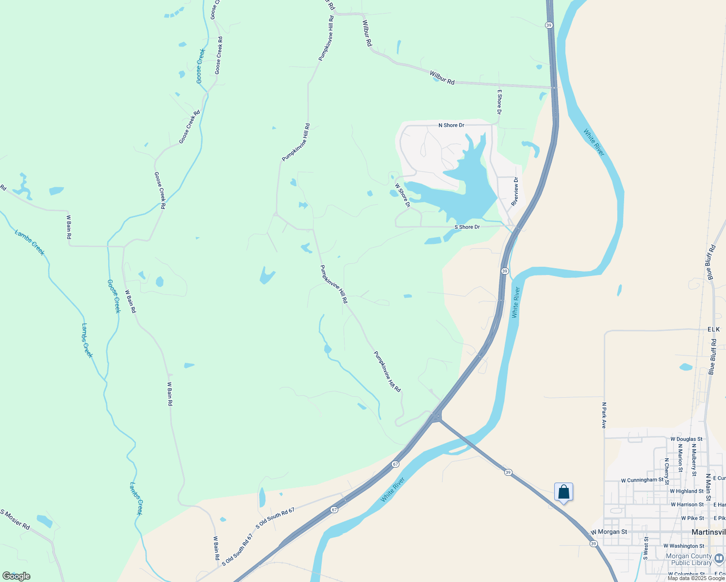map of restaurants, bars, coffee shops, grocery stores, and more near 1083 Pumpkinvine Hill Road in Martinsville