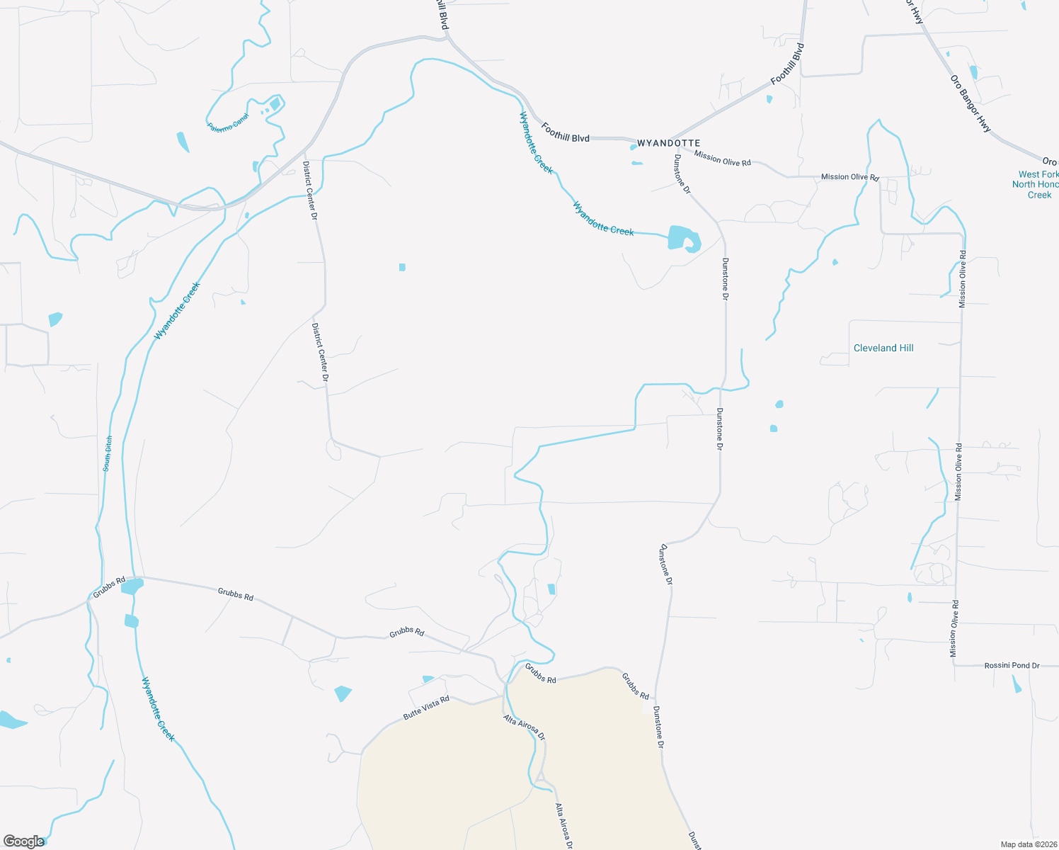 map of restaurants, bars, coffee shops, grocery stores, and more near 157 Bethridge Road in Oroville