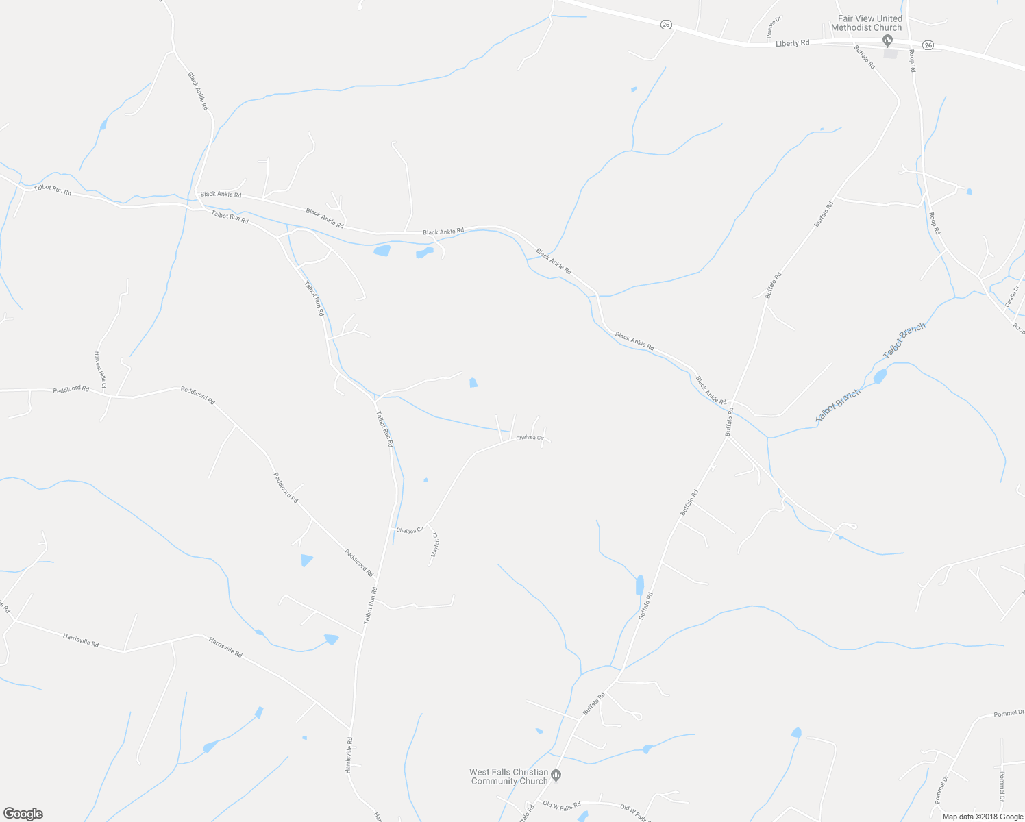 map of restaurants, bars, coffee shops, grocery stores, and more near 14922 Chelsea Circle in Mount Airy