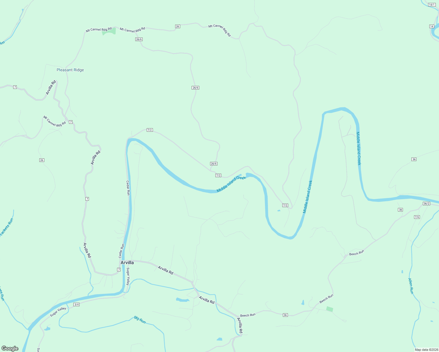 map of restaurants, bars, coffee shops, grocery stores, and more near County Route 7/2 in Friendly