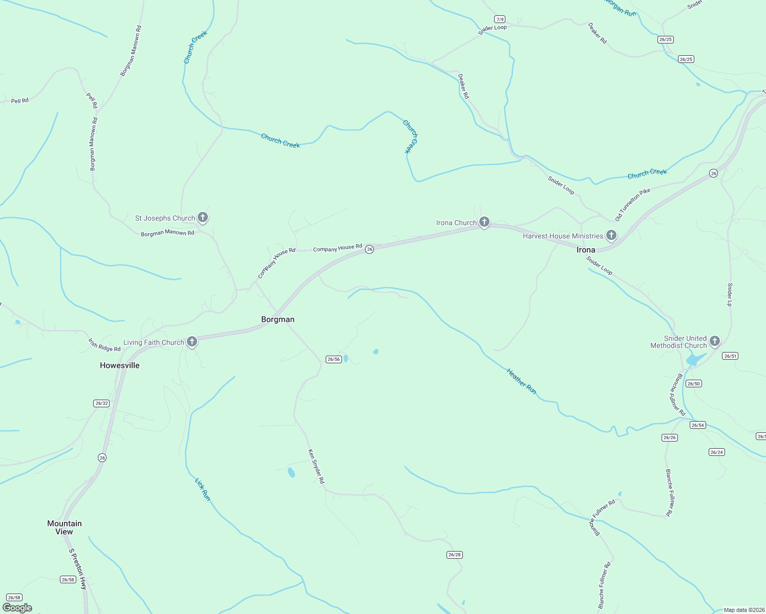 map of restaurants, bars, coffee shops, grocery stores, and more near 311 Bernatowicz Road in Tunnelton