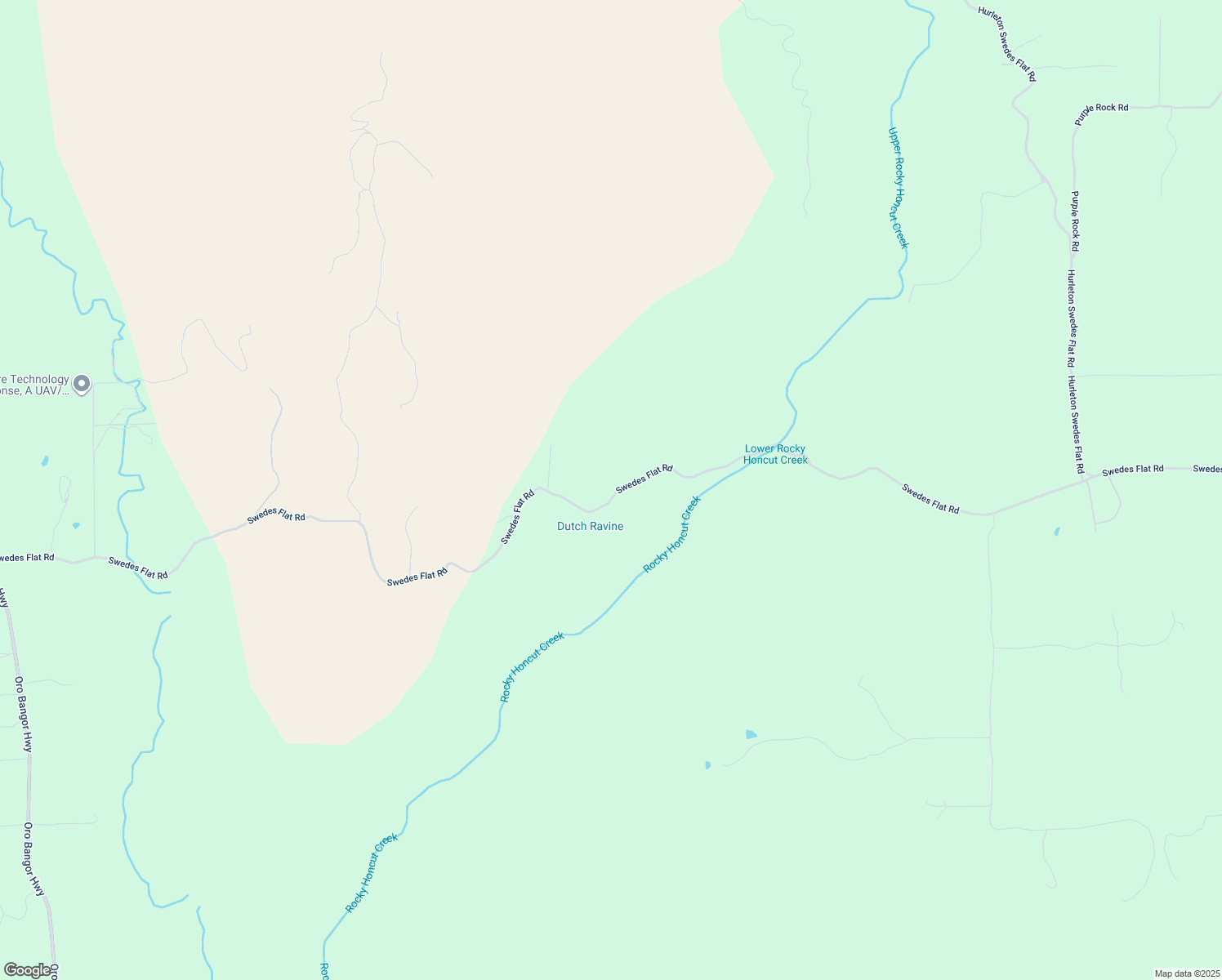 map of restaurants, bars, coffee shops, grocery stores, and more near 0 Swedes Flat Road in Oroville