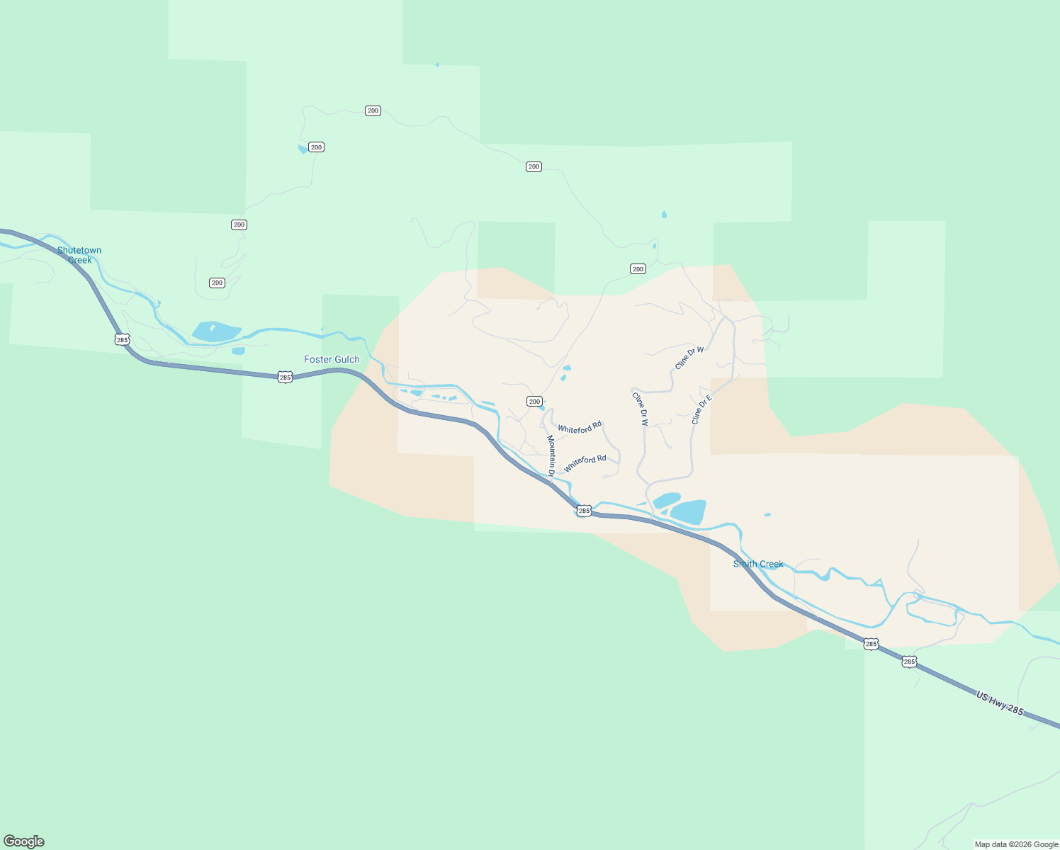 map of restaurants, bars, coffee shops, grocery stores, and more near 155 Crest Circle in Bailey