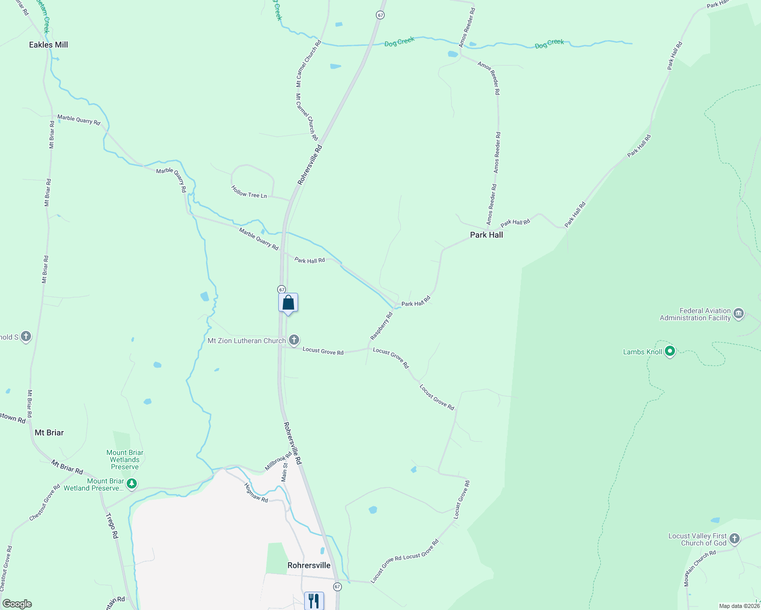 map of restaurants, bars, coffee shops, grocery stores, and more near 4940 Raspberry Road in Rohrersville