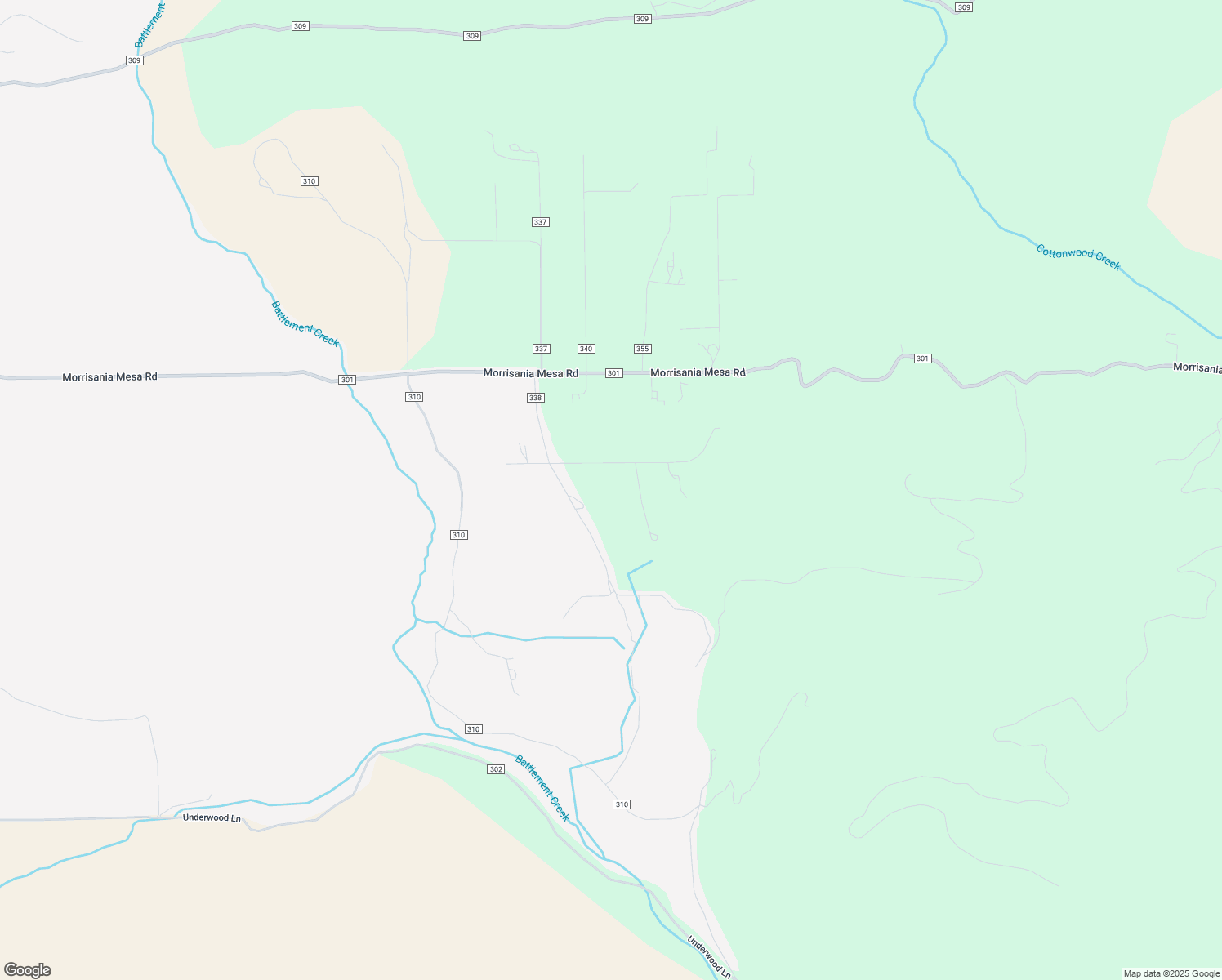 map of restaurants, bars, coffee shops, grocery stores, and more near 266 County Road 338 in Parachute