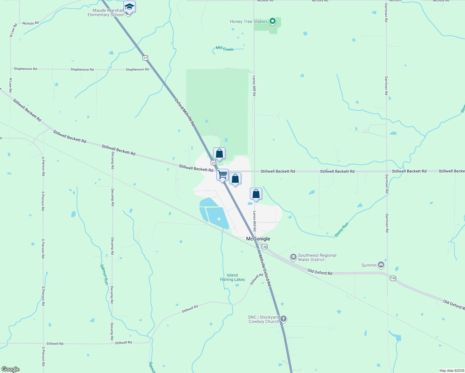 map of restaurants, bars, coffee shops, grocery stores, and more near 2476 Millville Oxford Rd in Hamilton