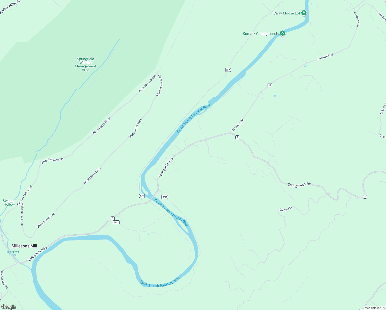 map of restaurants, bars, coffee shops, grocery stores, and more near 3215 Springfield Pike in Springfield