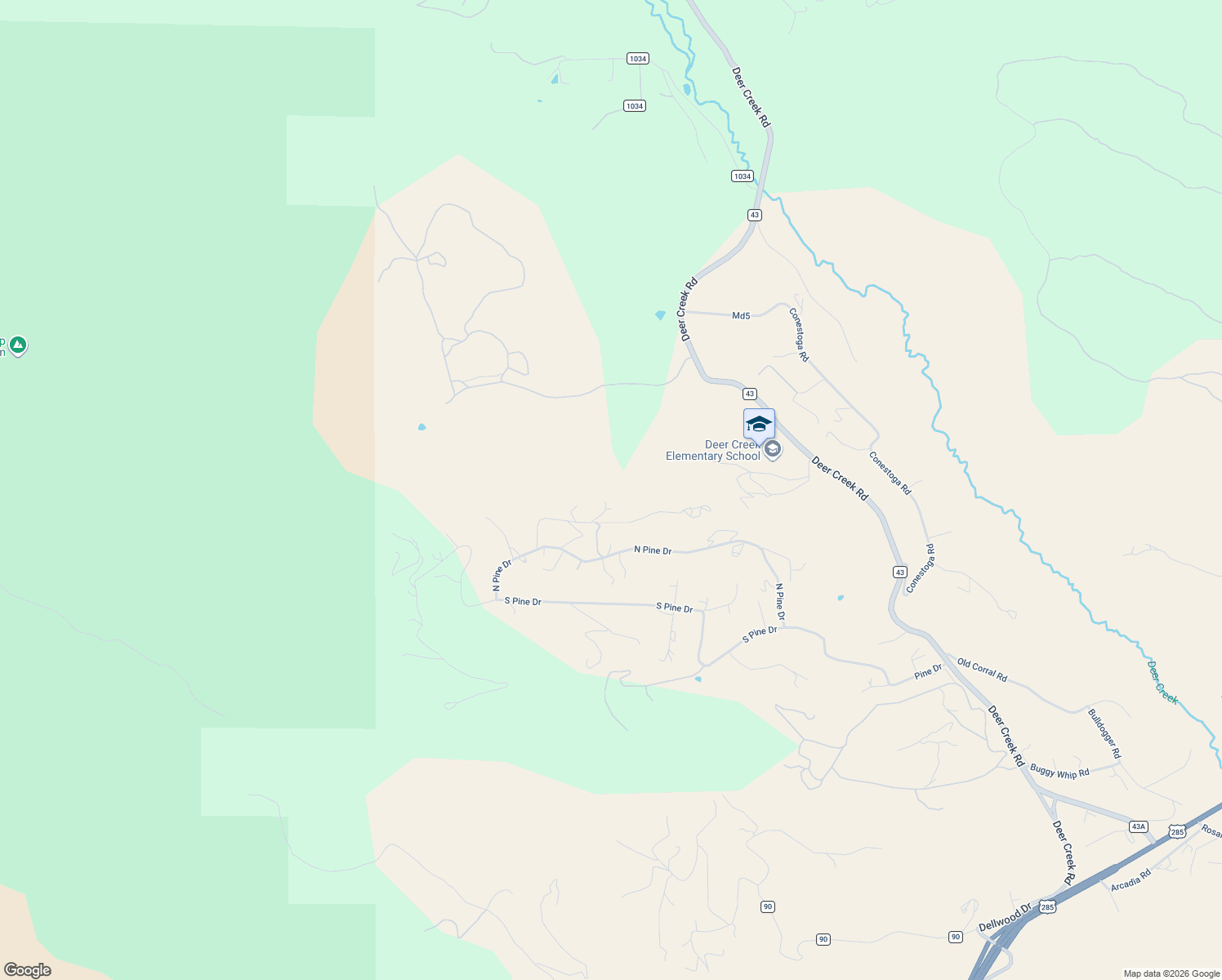 map of restaurants, bars, coffee shops, grocery stores, and more near 72 Hilltop Drive in Bailey