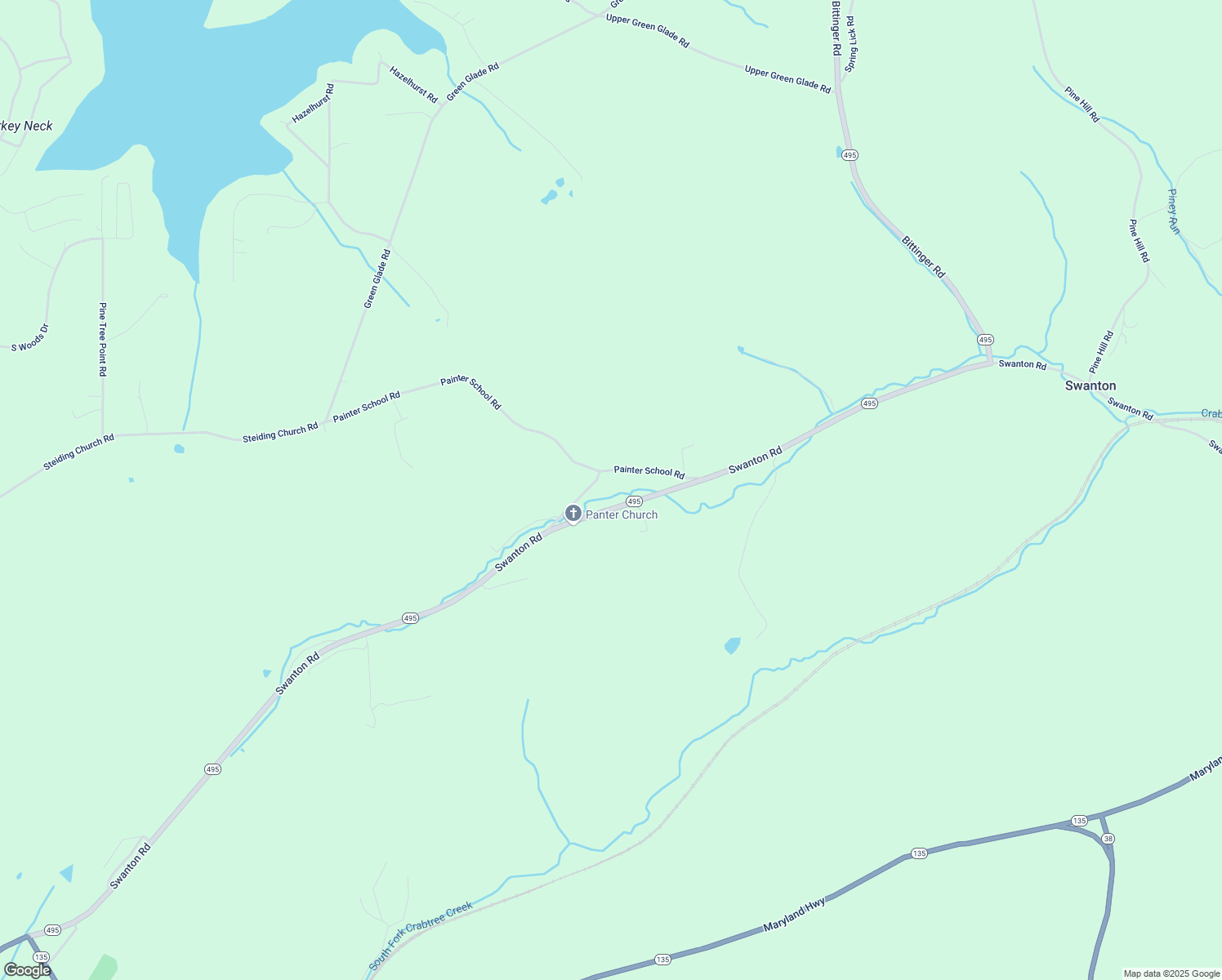 map of restaurants, bars, coffee shops, grocery stores, and more near 2115 Swanton Road in Swanton