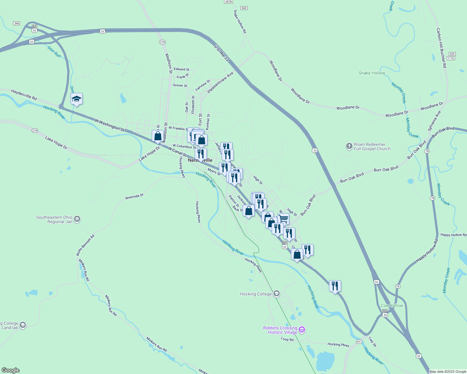 491 East Canal Street, Nelsonville OH Walk Score
