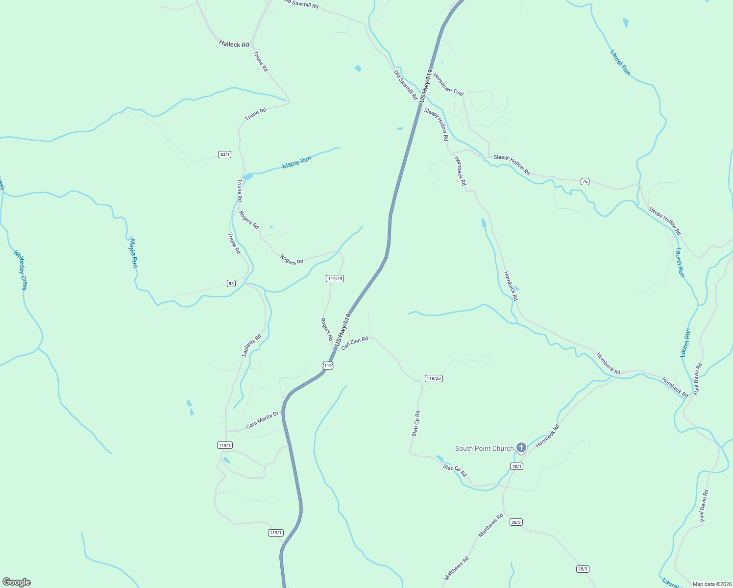 map of restaurants, bars, coffee shops, grocery stores, and more near 4953 Grafton Road in Independence