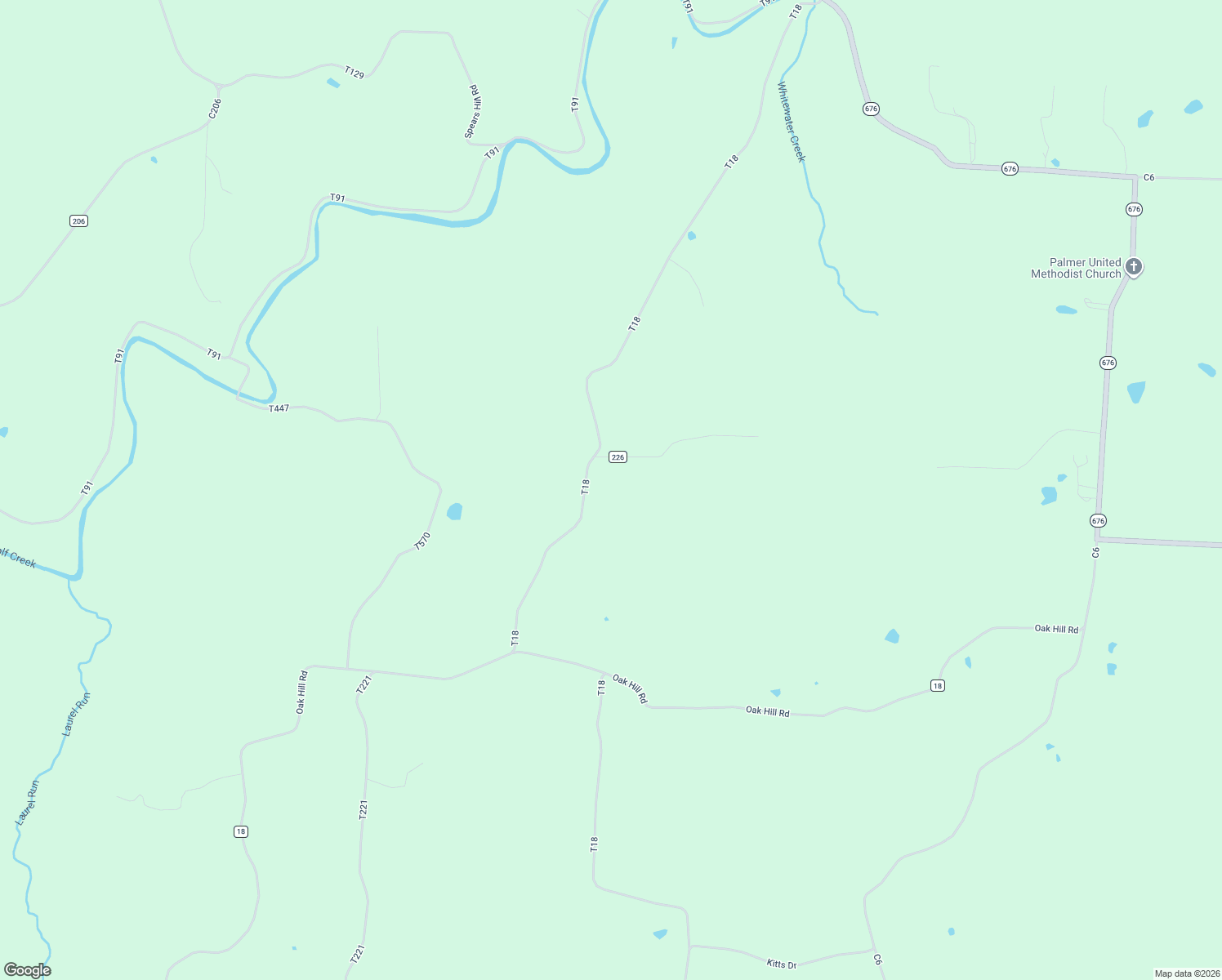 map of restaurants, bars, coffee shops, grocery stores, and more near Township Road 226 in Stockport